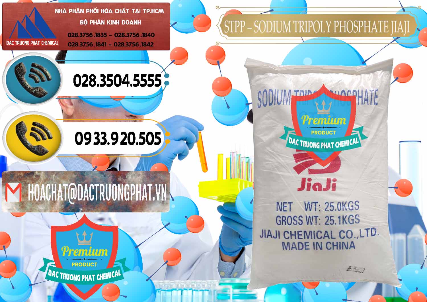 Chuyên bán ( cung cấp ) Sodium Tripoly Phosphate - STPP Jiaji Trung Quốc China - 0154 - Công ty chuyên cung ứng & phân phối hóa chất tại TP.HCM - hoachatdetnhuom.vn
