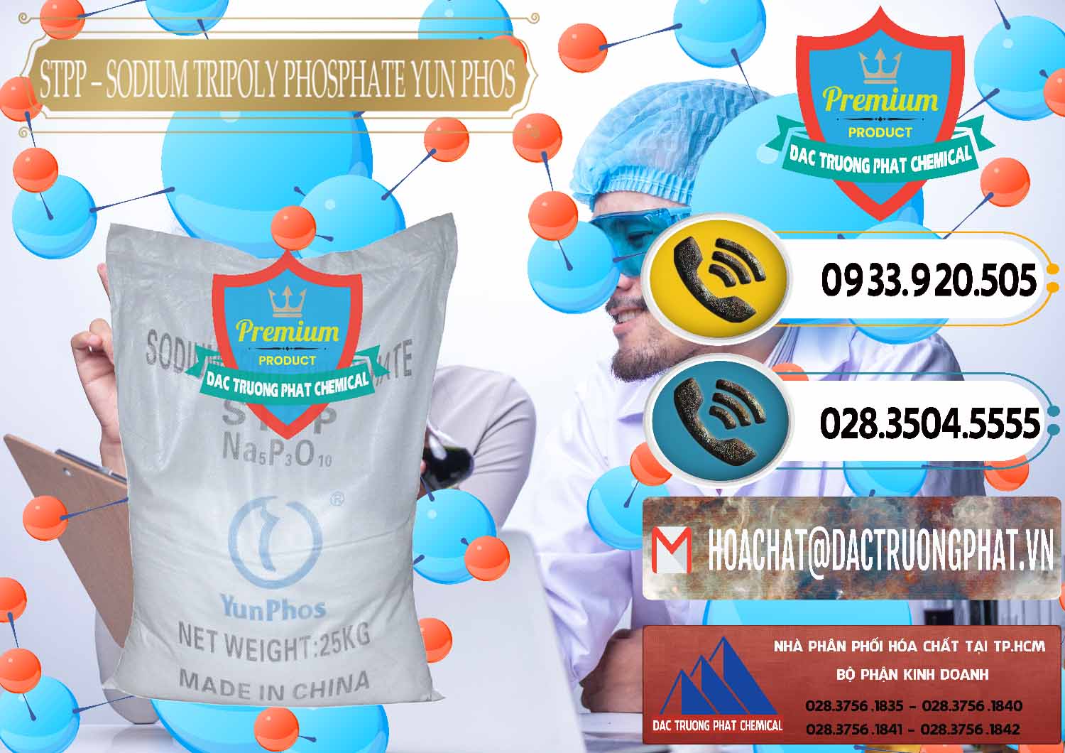 Đơn vị phân phối và bán Sodium Tripoly Phosphate - STPP Yun Phos Trung Quốc China - 0153 - Phân phối _ bán hóa chất tại TP.HCM - hoachatdetnhuom.vn