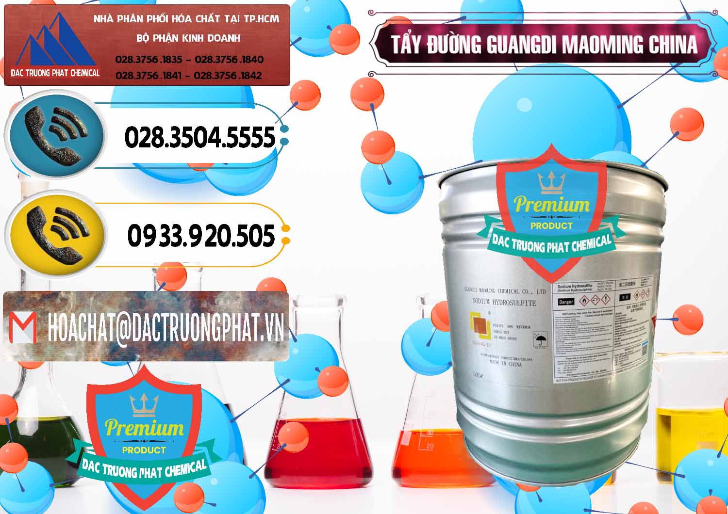 Cty bán _ cung ứng Tẩy Đường - NA2S2O4 Guangdi Maoming Thùng Xám Trung Quốc China - 0402 - Đơn vị cung ứng & phân phối hóa chất tại TP.HCM - hoachatdetnhuom.vn