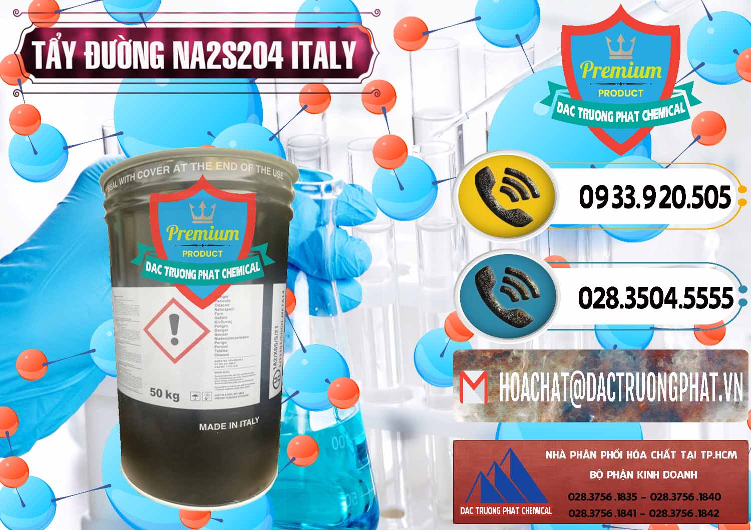 Đơn vị chuyên kinh doanh & bán Tẩy Đường - NA2S2O4 Ý Italy - 0422 - Nơi chuyên cung cấp & bán hóa chất tại TP.HCM - hoachatdetnhuom.vn