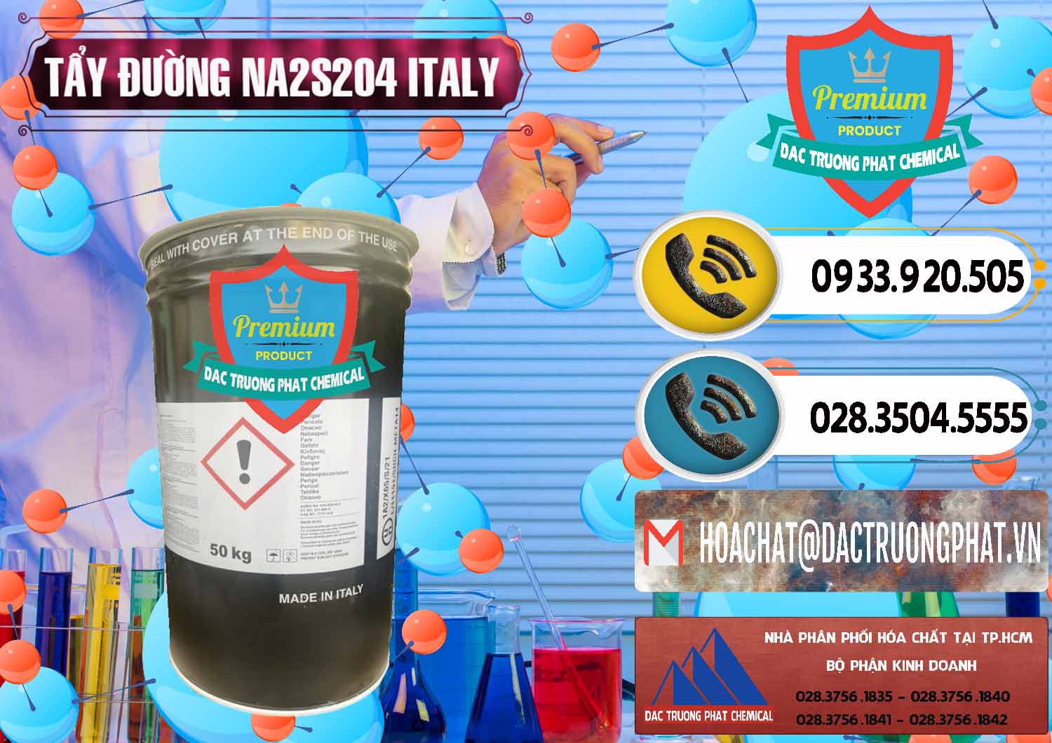 Đơn vị bán & phân phối Tẩy Đường - NA2S2O4 Ý Italy - 0422 - Chuyên phân phối và nhập khẩu hóa chất tại TP.HCM - hoachatdetnhuom.vn