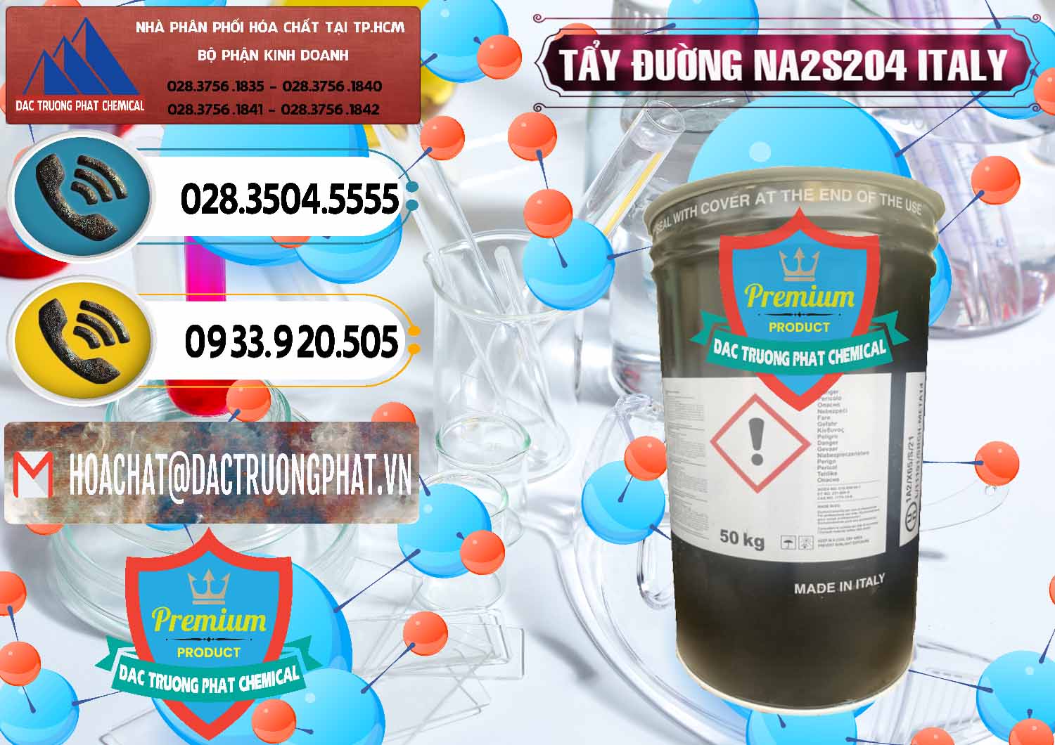 Công ty chuyên bán ( phân phối ) Tẩy Đường - NA2S2O4 Ý Italy - 0422 - Phân phối - bán hóa chất tại TP.HCM - hoachatdetnhuom.vn