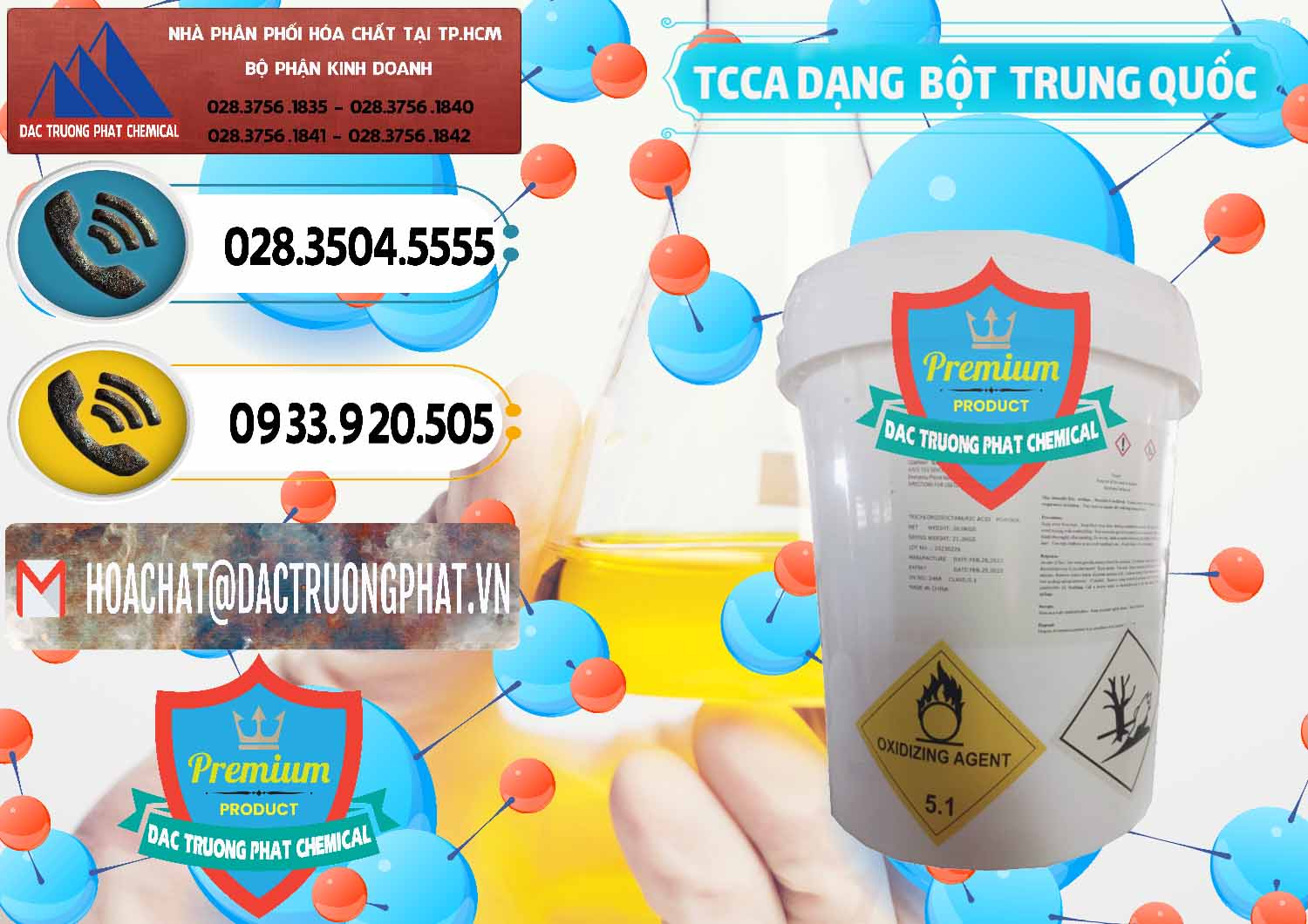 Nơi phân phối - bán TCCA - Acid Trichloroisocyanuric Dạng Bột Thùng 20kg Trung Quốc China - 0386 - Phân phối - cung cấp hóa chất tại TP.HCM - hoachatdetnhuom.vn