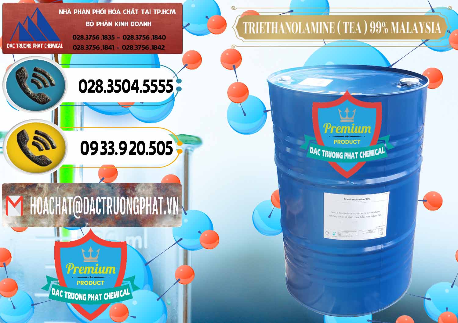 Cty kinh doanh ( bán ) TEA - Triethanolamine 99% Mã Lai Malaysia - 0323 - Công ty nhập khẩu - cung cấp hóa chất tại TP.HCM - hoachatdetnhuom.vn