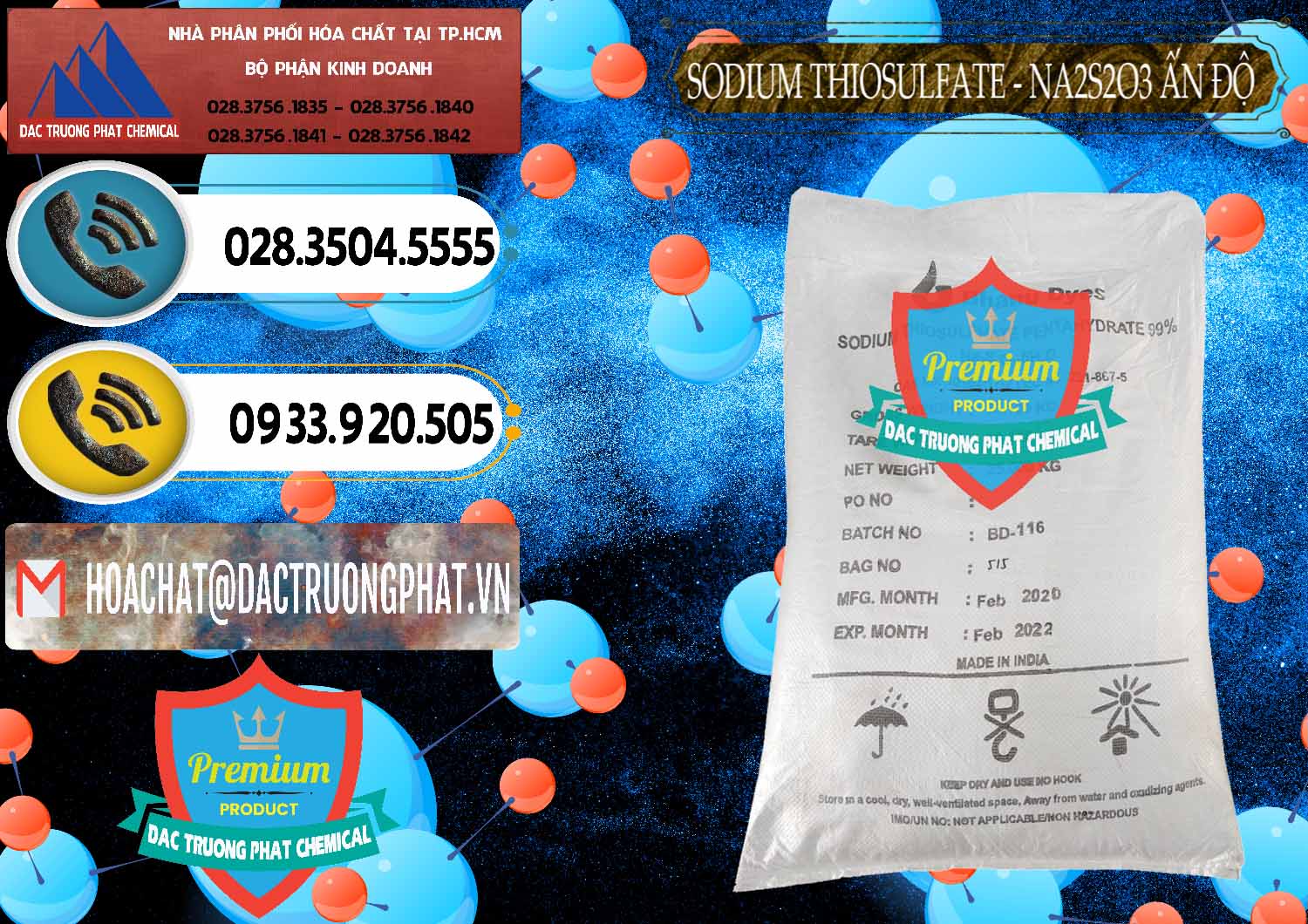 Công ty chuyên bán _ cung cấp Sodium Thiosulfate - NA2S2O3 Ấn Độ India Bhanu Dyes - 0202 - Cty cung cấp - nhập khẩu hóa chất tại TP.HCM - hoachatdetnhuom.vn