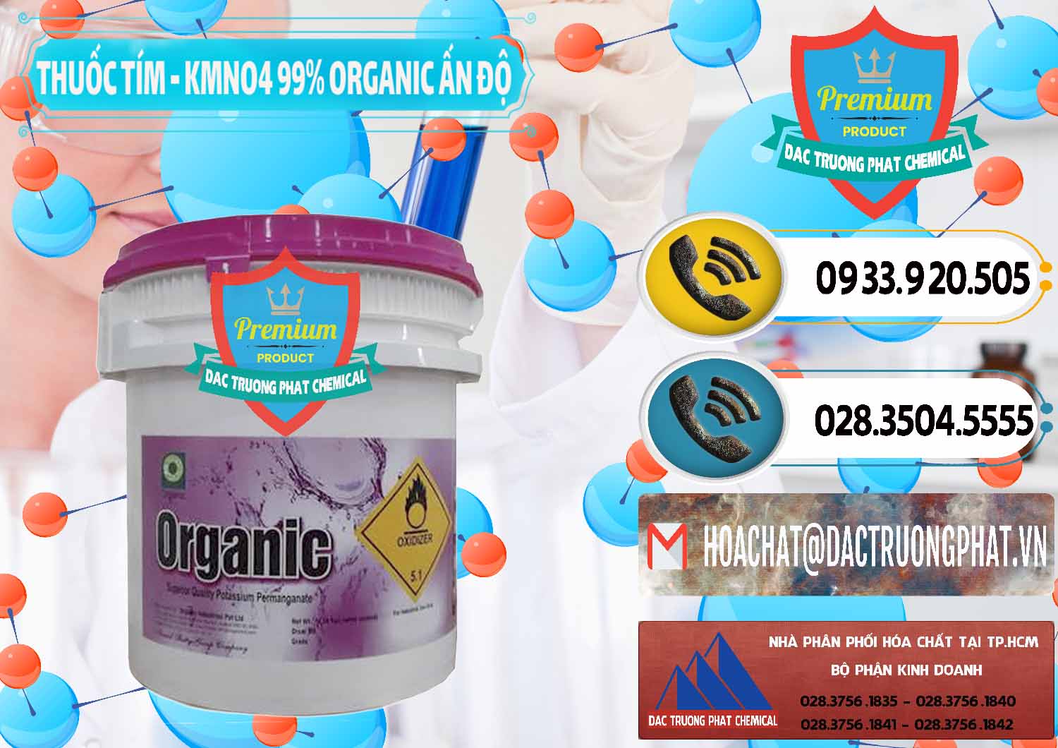 Công ty chuyên cung ứng và bán Thuốc Tím - KMNO4 99% Organic Ấn Độ India - 0216 - Đơn vị chuyên cung cấp ( kinh doanh ) hóa chất tại TP.HCM - hoachatdetnhuom.vn