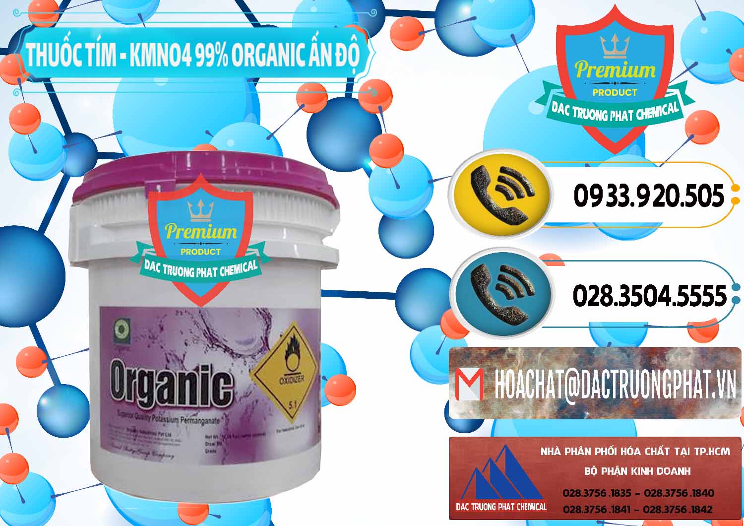 Chuyên bán & phân phối Thuốc Tím - KMNO4 99% Organic Ấn Độ India - 0216 - Nhà phân phối và cung cấp hóa chất tại TP.HCM - hoachatdetnhuom.vn
