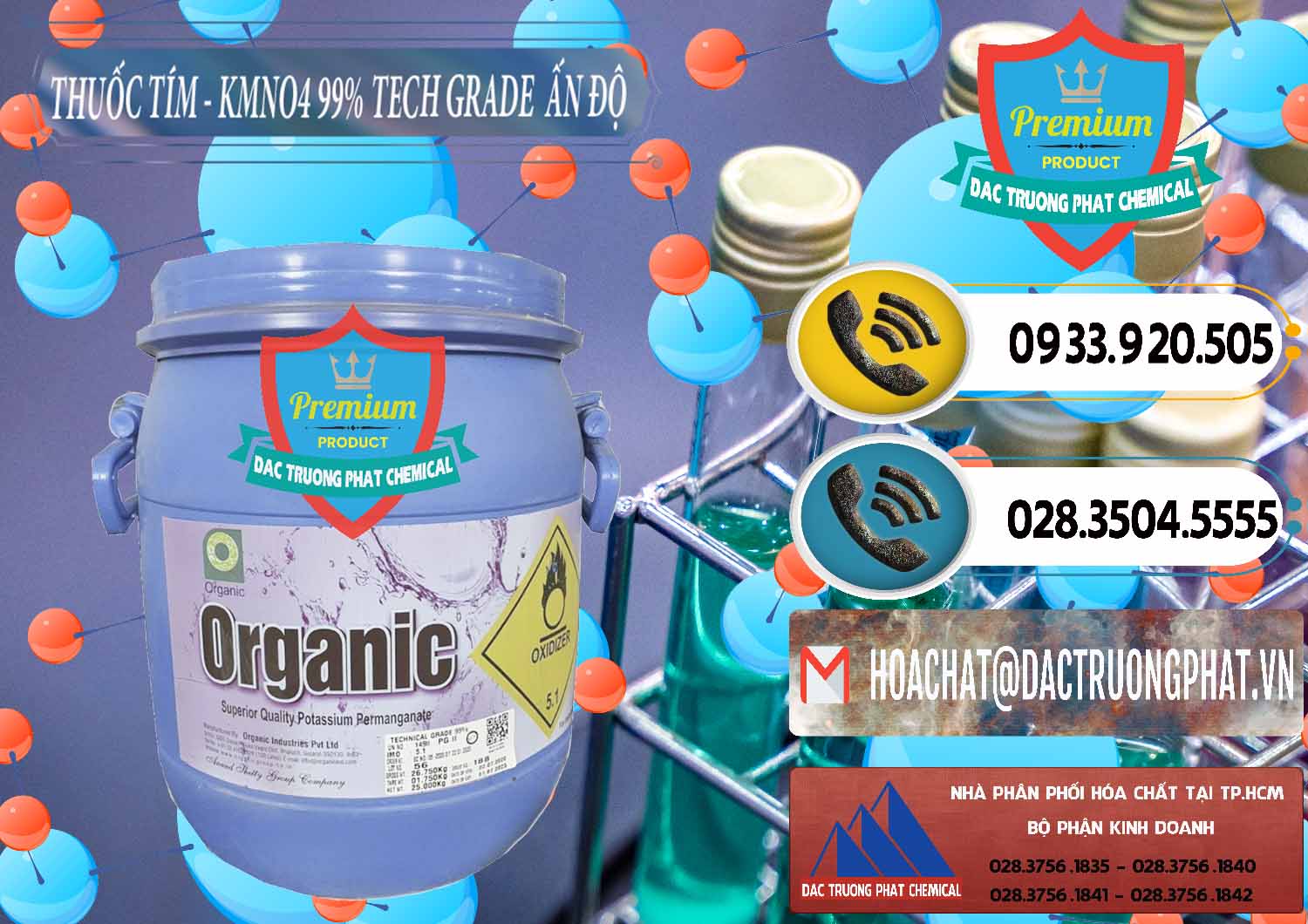 Công ty phân phối và bán Thuốc Tím - KMNO4 99% Organic Group Ấn Độ India - 0250 - Cty chuyên cung cấp & nhập khẩu hóa chất tại TP.HCM - hoachatdetnhuom.vn