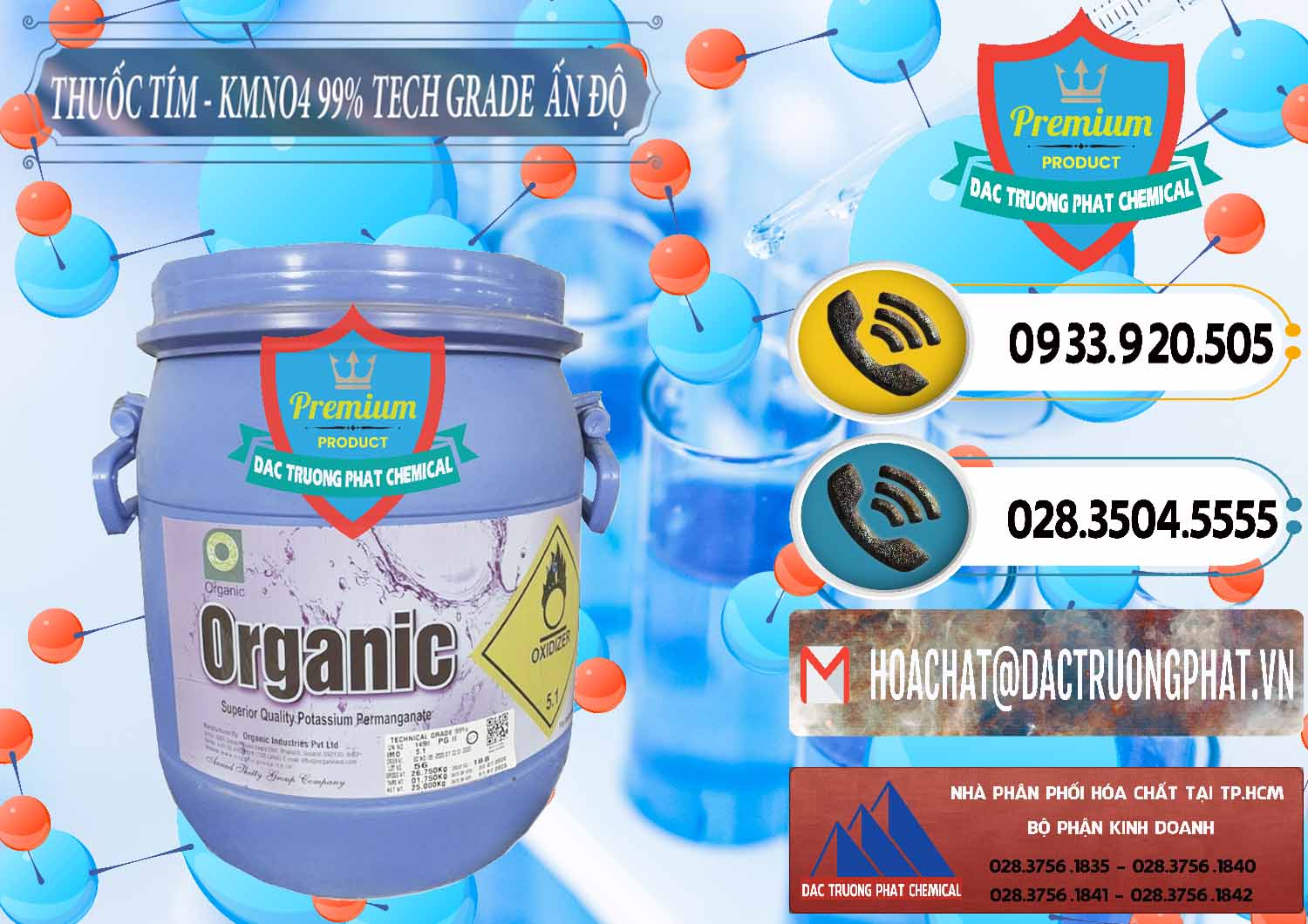 Công ty chuyên bán ( cung cấp ) Thuốc Tím - KMNO4 99% Organic Group Ấn Độ India - 0250 - Công ty phân phối và cung ứng hóa chất tại TP.HCM - hoachatdetnhuom.vn