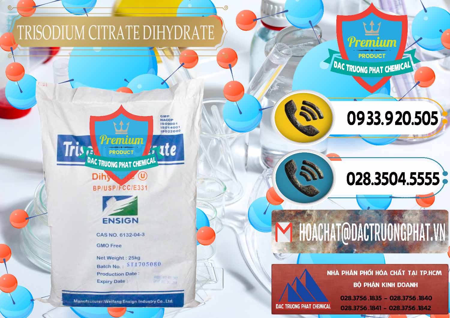 Nơi cung cấp & bán Trisodium Citrate Dihydrate - Na3C6H5O7 Weifang Trung Quốc China - 0324 - Chuyên cung cấp ( phân phối ) hóa chất tại TP.HCM - hoachatdetnhuom.vn