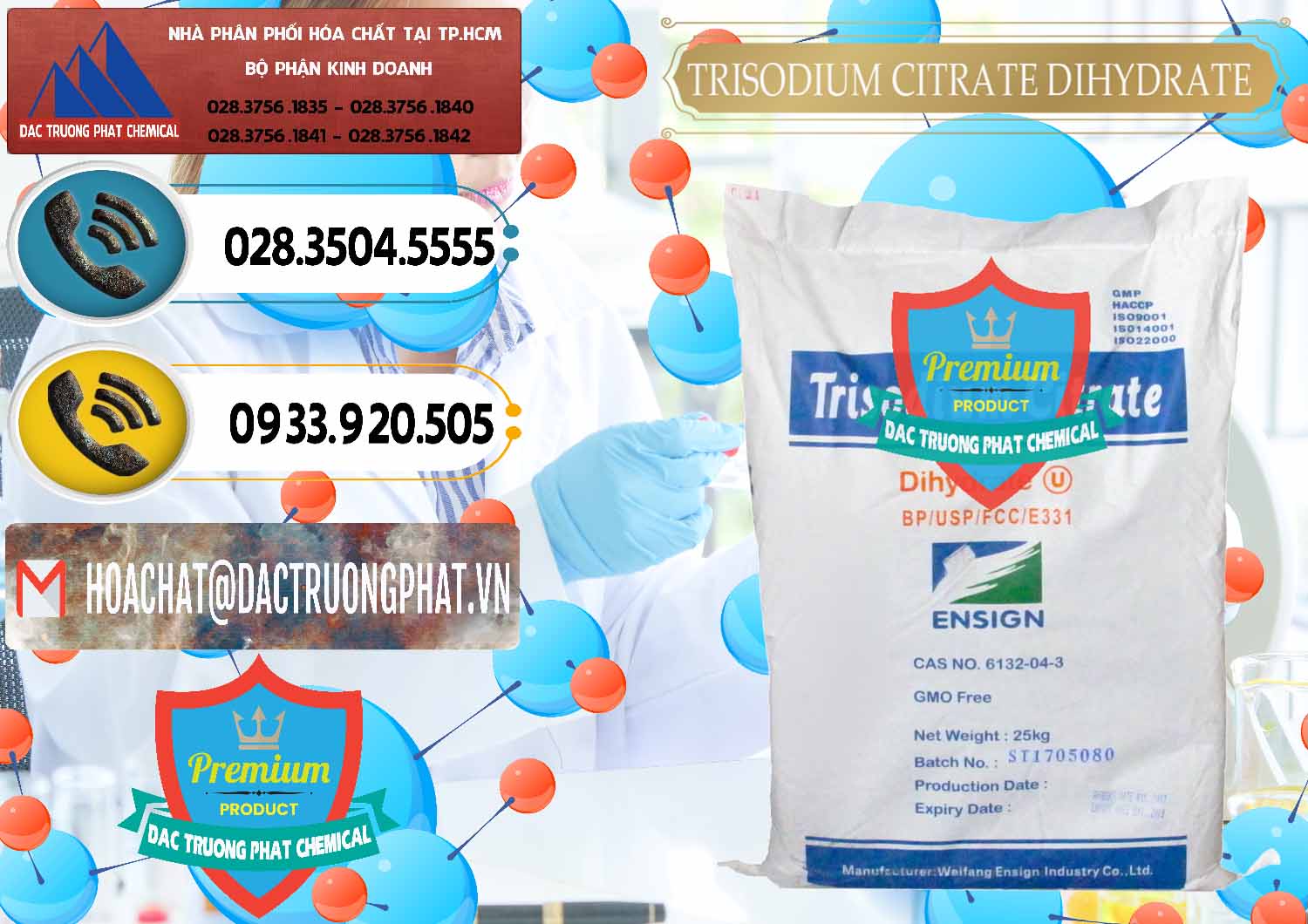 Cty chuyên nhập khẩu - bán Trisodium Citrate Dihydrate - Na3C6H5O7 Weifang Trung Quốc China - 0324 - Chuyên nhập khẩu _ phân phối hóa chất tại TP.HCM - hoachatdetnhuom.vn