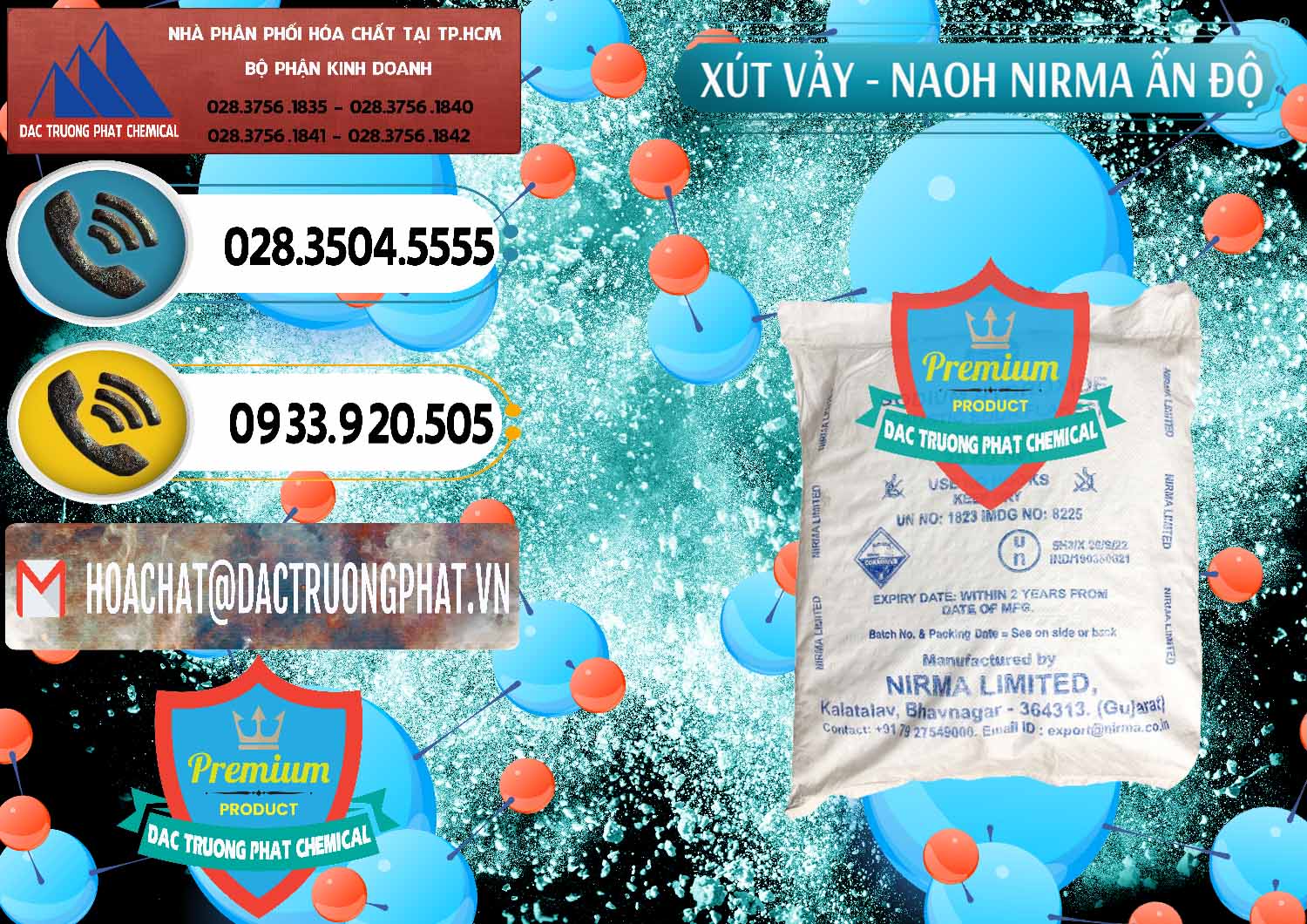 Cty chuyên bán và cung cấp Xút Vảy - NaOH Vảy Nirma Ấn Độ India - 0371 - Nhà phân phối - cung cấp hóa chất tại TP.HCM - hoachatdetnhuom.vn
