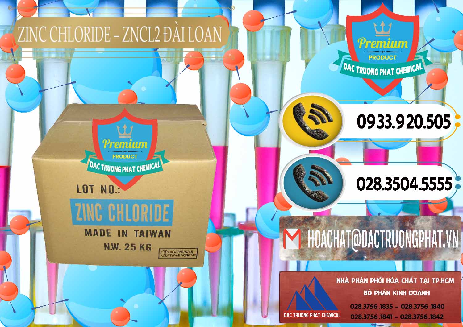 Chuyên nhập khẩu _ bán Zinc Chloride - ZNCL2 96% Đài Loan Taiwan - 0178 - Cty cung cấp và nhập khẩu hóa chất tại TP.HCM - hoachatdetnhuom.vn