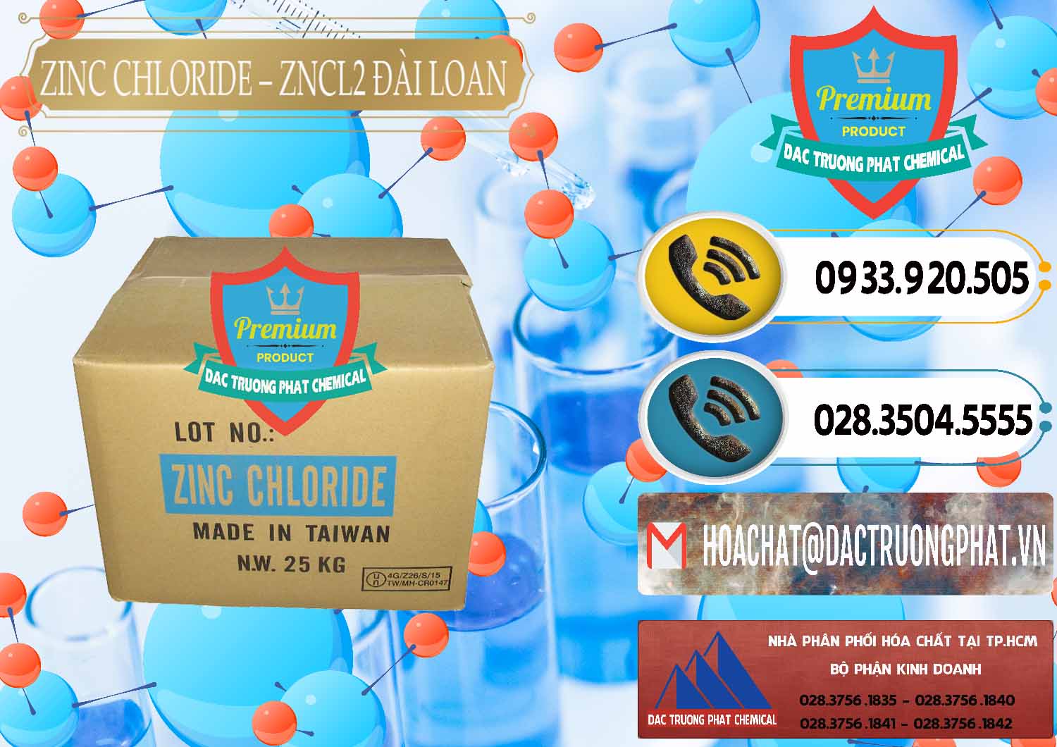 Nơi chuyên nhập khẩu ( bán ) Zinc Chloride - ZNCL2 96% Đài Loan Taiwan - 0178 - Nhà cung cấp và phân phối hóa chất tại TP.HCM - hoachatdetnhuom.vn