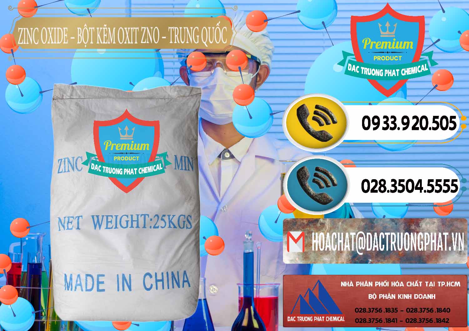 Đơn vị chuyên kinh doanh _ bán Zinc Oxide - Bột Kẽm Oxit ZNO Trung Quốc China - 0182 - Nơi phân phối _ bán hóa chất tại TP.HCM - hoachatdetnhuom.vn