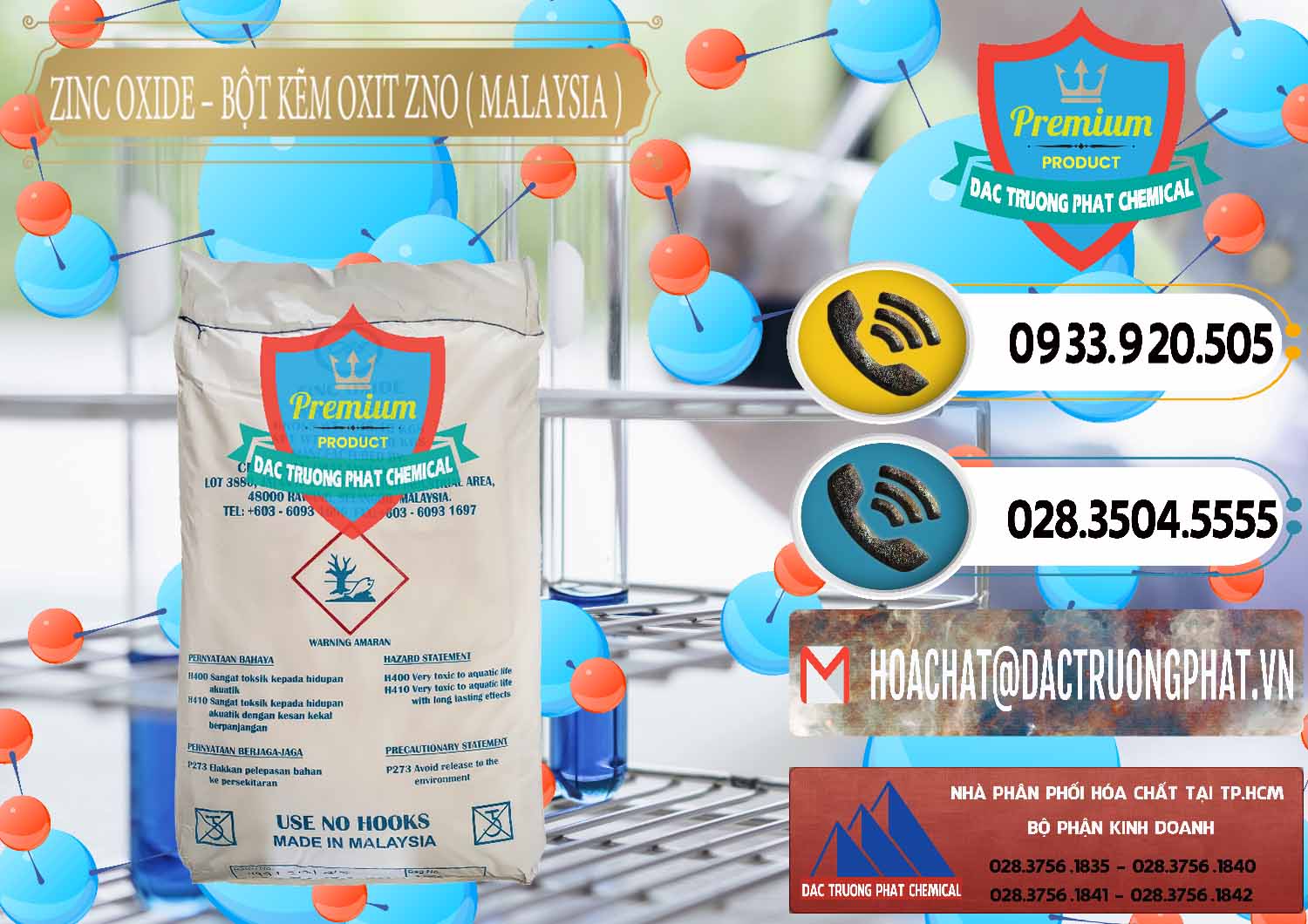 Chuyên cung ứng - bán Zinc Oxide - Bột Kẽm Oxit ZNO Malaysia - 0179 - Nơi chuyên cung ứng - phân phối hóa chất tại TP.HCM - hoachatdetnhuom.vn