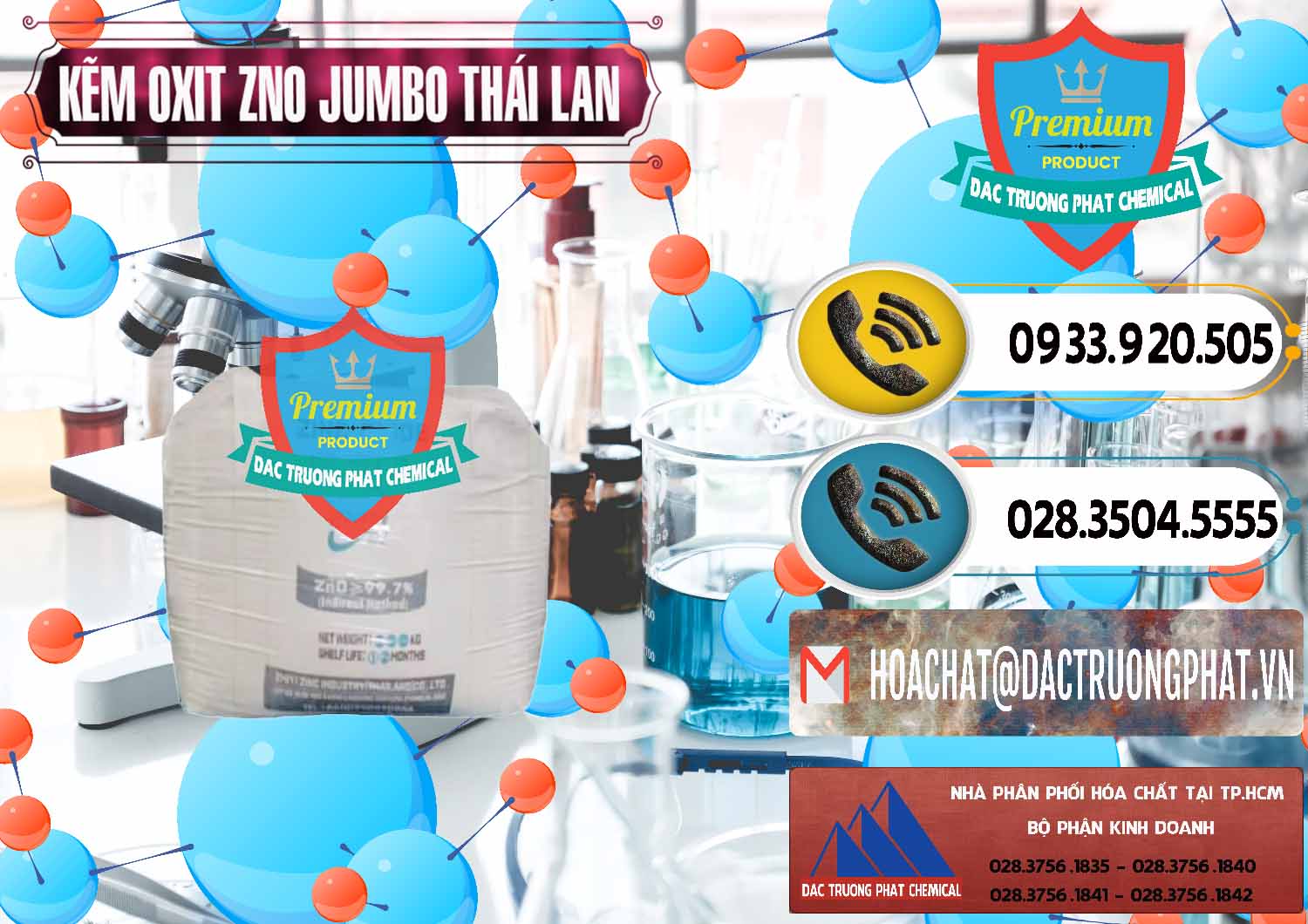Công ty chuyên nhập khẩu - bán Zinc Oxide - Bột Kẽm Oxit ZNO Jumbo Bành Thái Lan Thailand - 0370 - Nơi chuyên nhập khẩu & phân phối hóa chất tại TP.HCM - hoachatdetnhuom.vn