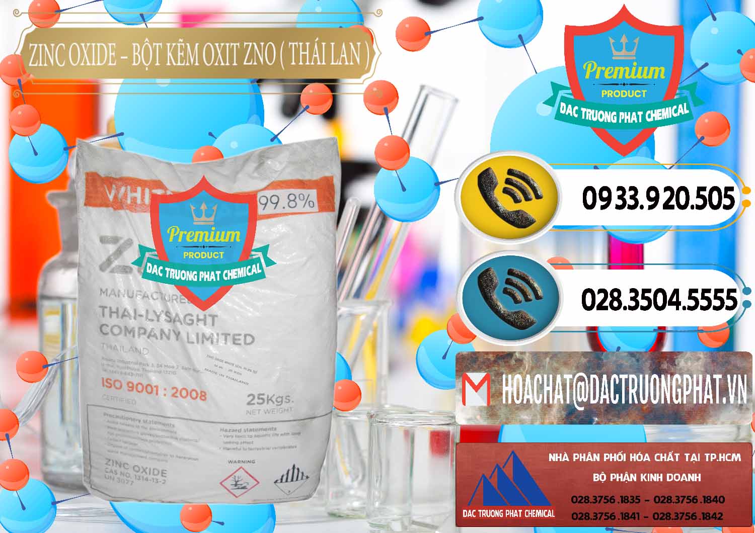 Đơn vị chuyên nhập khẩu & bán Zinc Oxide - Bột Kẽm Oxit ZNO Thái Lan Thailand - 0181 - Nơi phân phối & cung cấp hóa chất tại TP.HCM - hoachatdetnhuom.vn
