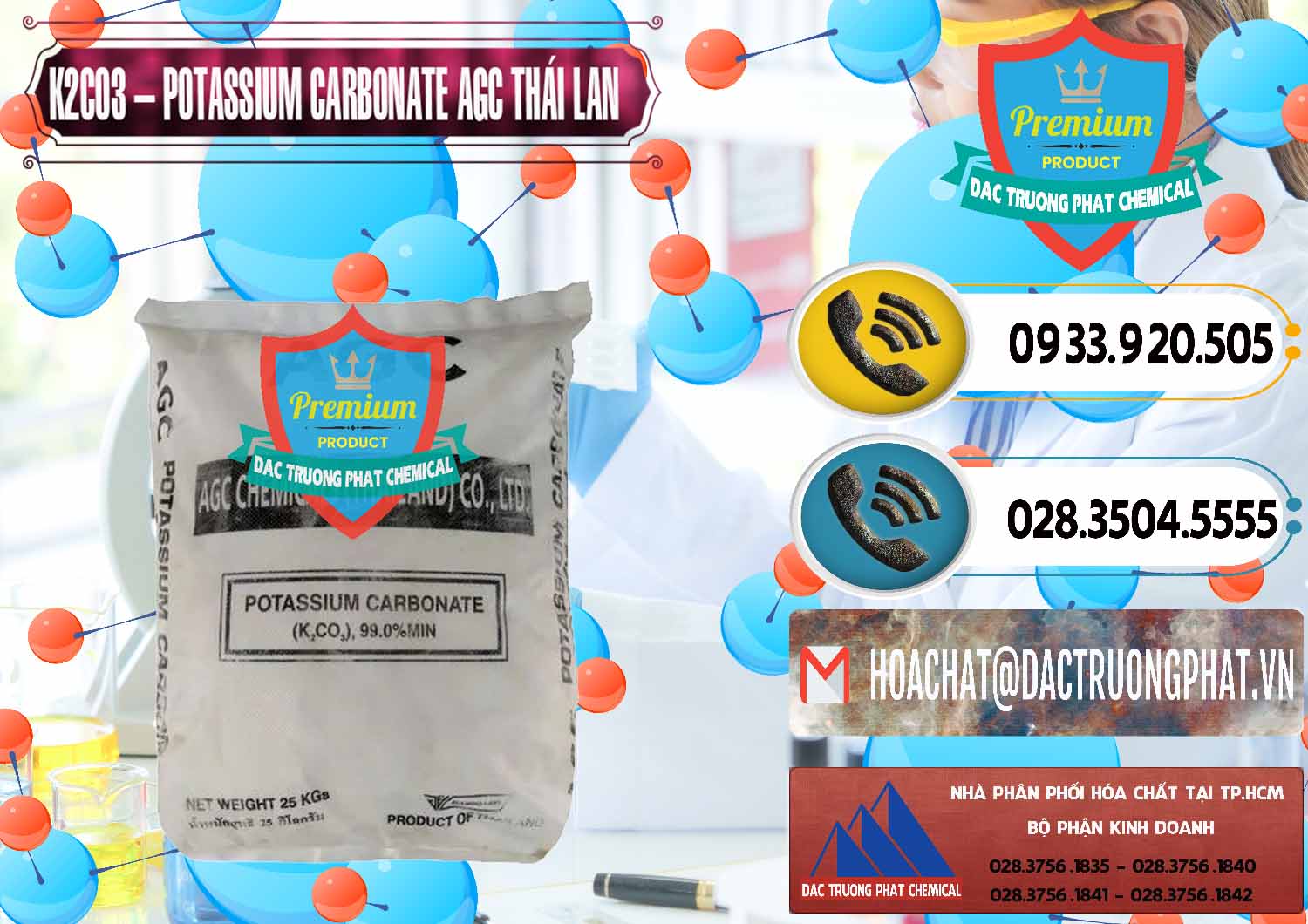 Cty chuyên nhập khẩu - bán K2Co3 – Potassium Carbonate AGC Thái Lan Thailand - 0471 - Công ty phân phối ( cung ứng ) hóa chất tại TP.HCM - hoachatdetnhuom.vn