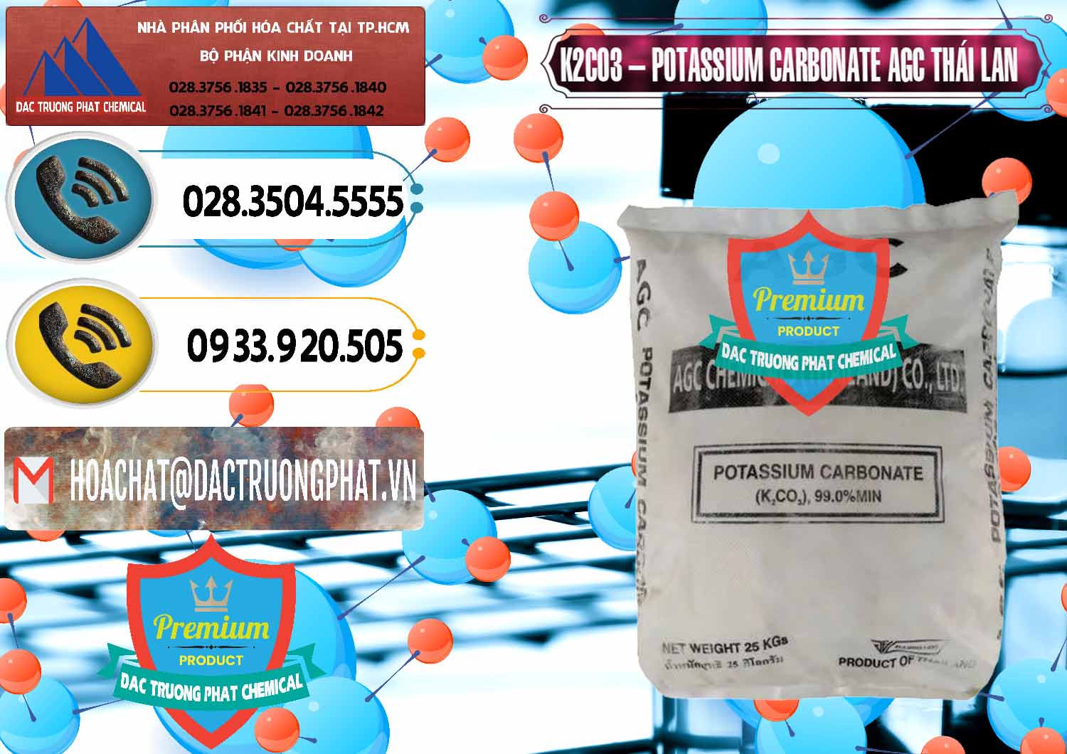 Nơi chuyên phân phối & bán K2Co3 – Potassium Carbonate AGC Thái Lan Thailand - 0471 - Chuyên phân phối - cung cấp hóa chất tại TP.HCM - hoachatdetnhuom.vn