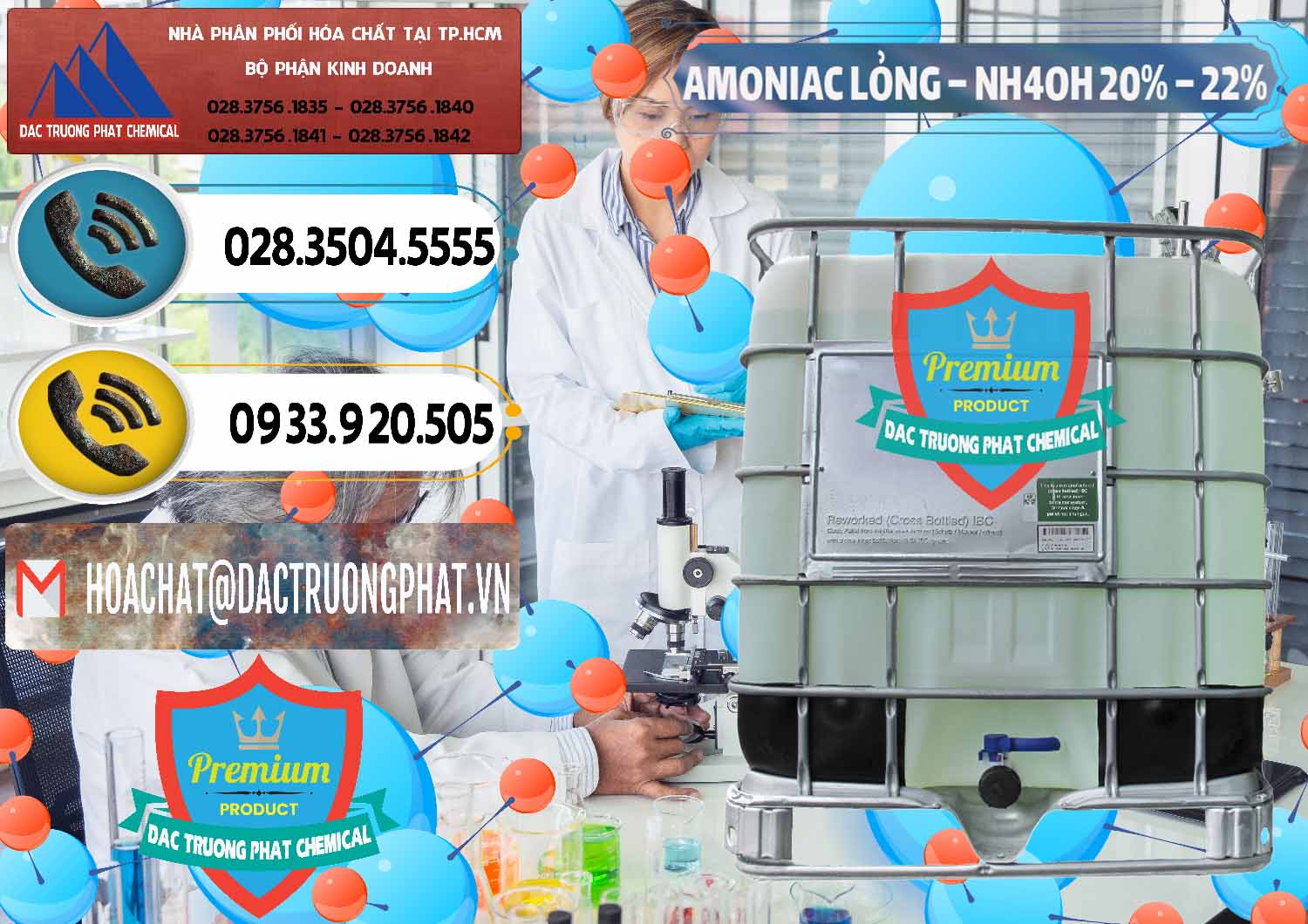Cty chuyên cung cấp & kinh doanh Amoniac Lỏng – NH4OH 20% – 22% Việt Nam - 0185 - Cty chuyên kinh doanh - bán hóa chất tại TP.HCM - hoachatdetnhuom.vn