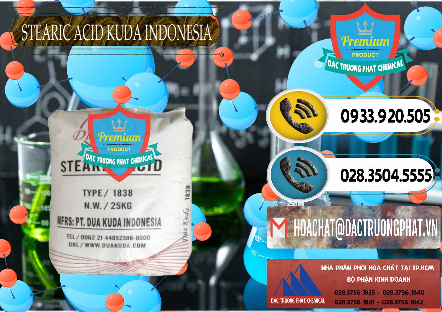 Đơn vị chuyên nhập khẩu và bán Axit Stearic - Stearic Acid Dua Kuda Indonesia - 0388 - Đơn vị chuyên nhập khẩu _ phân phối hóa chất tại TP.HCM - hoachatdetnhuom.vn