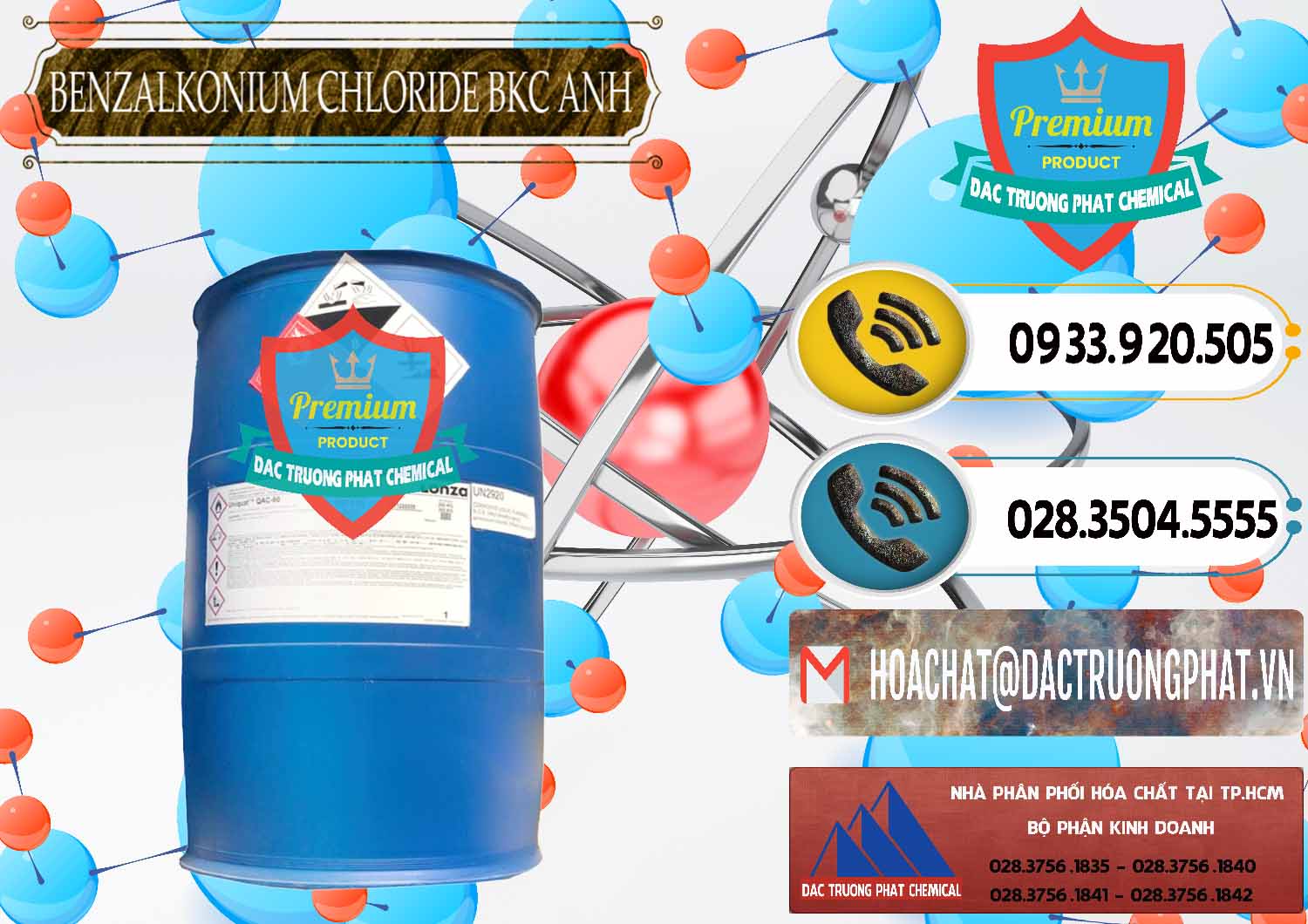 Đơn vị chuyên kinh doanh và bán BKC - Benzalkonium Chloride 80% Anh Quốc Uk Kingdoms - 0457 - Cty bán và cung cấp hóa chất tại TP.HCM - hoachatdetnhuom.vn