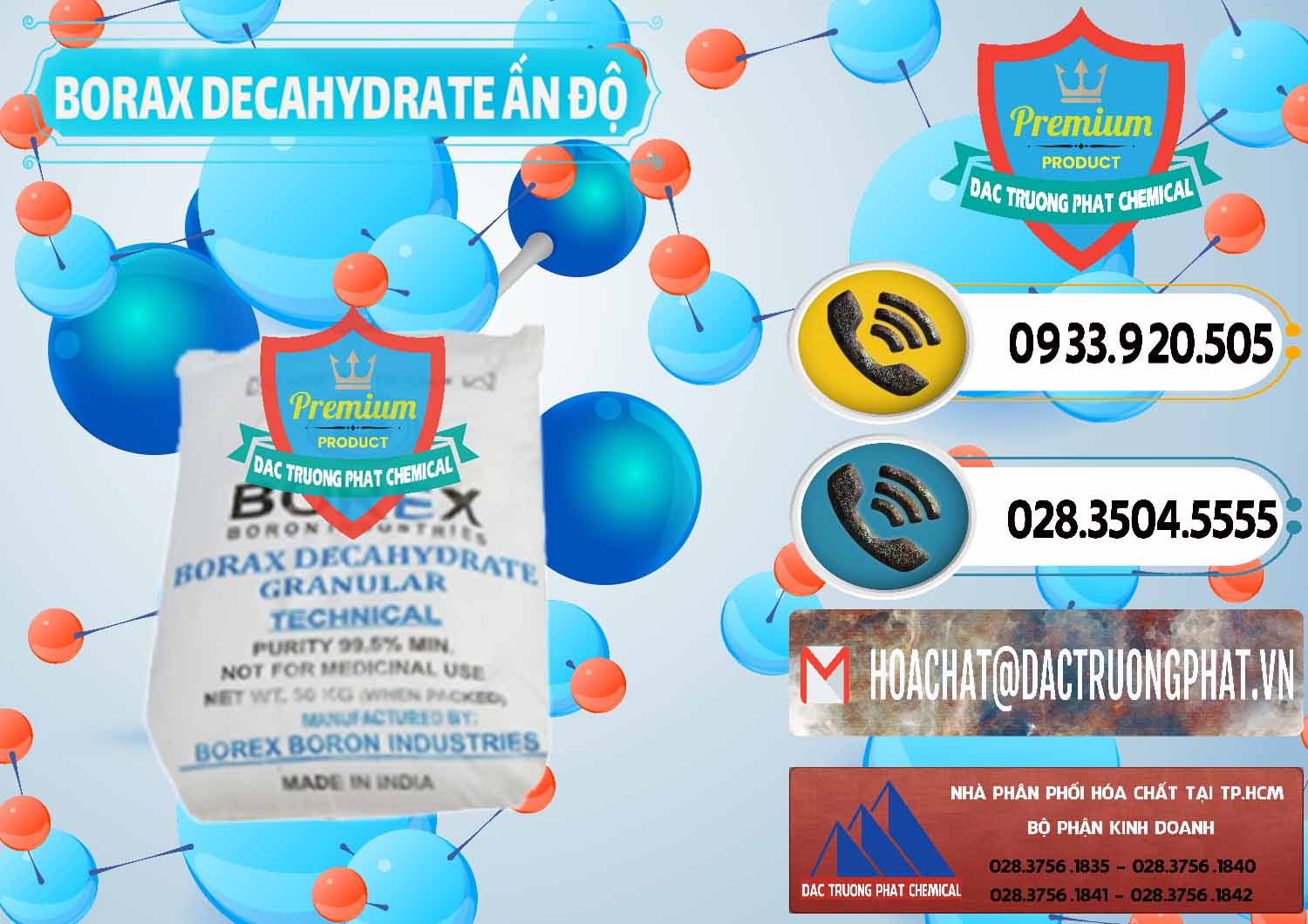 Nơi bán - phân phối Borax Decahydrate Ấn Độ India - 0449 - Công ty chuyên bán & cung cấp hóa chất tại TP.HCM - hoachatdetnhuom.vn