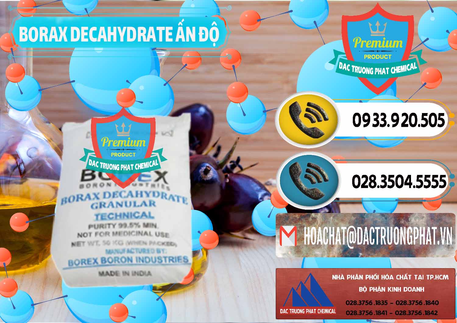 Nơi bán ( cung cấp ) Borax Decahydrate Ấn Độ India - 0449 - Nơi chuyên kinh doanh _ phân phối hóa chất tại TP.HCM - hoachatdetnhuom.vn