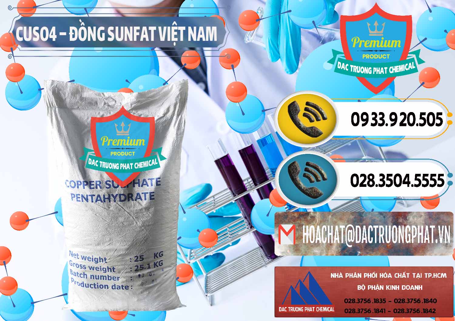 Cty kinh doanh và bán CuSO4 – Đồng Sunfat Dạng Bột Việt Nam - 0196 - Chuyên cung cấp & phân phối hóa chất tại TP.HCM - hoachatdetnhuom.vn