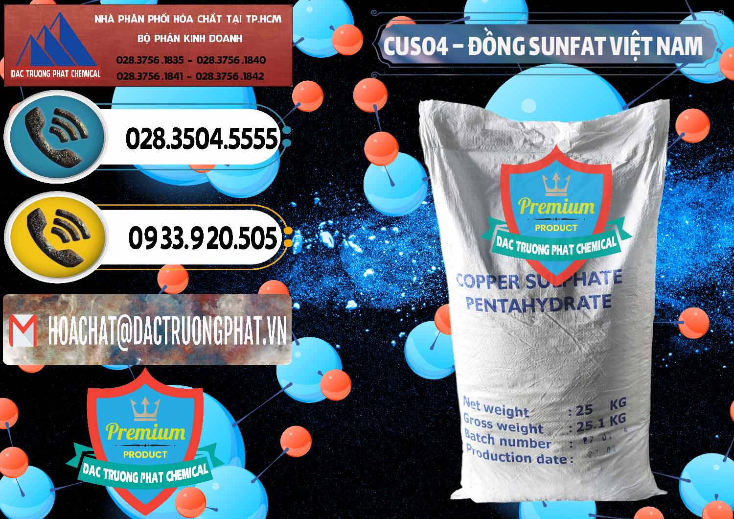 Công ty cung ứng ( bán ) CuSO4 – Đồng Sunfat Dạng Bột Việt Nam - 0196 - Đơn vị kinh doanh ( cung cấp ) hóa chất tại TP.HCM - hoachatdetnhuom.vn