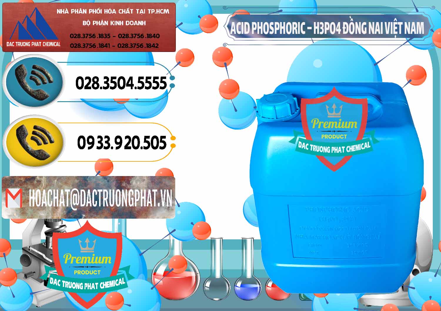 Chuyên bán & phân phối Acid Phosphoric – Axit Phosphoric 85% Đồng Nai Việt Nam - 0183 - Cty bán và phân phối hóa chất tại TP.HCM - hoachatdetnhuom.vn
