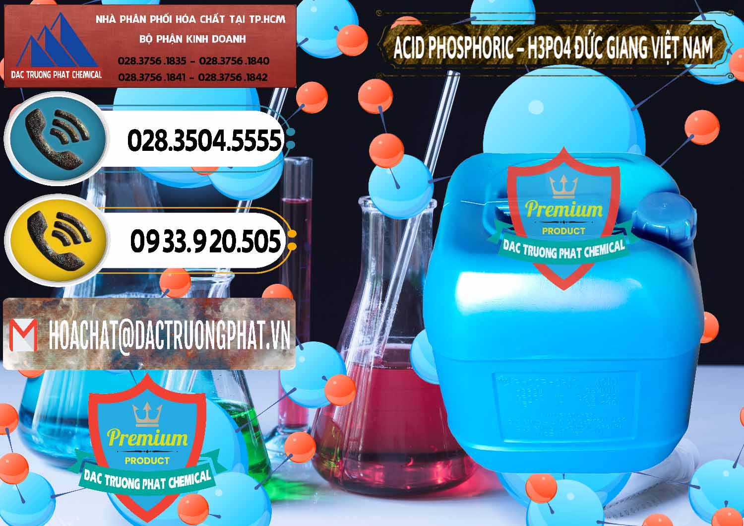 Nơi chuyên bán và cung cấp Axit Phosphoric - Acid Phosphoric H3PO4 85% Đức Giang Việt Nam - 0184 - Nơi phân phối _ bán hóa chất tại TP.HCM - hoachatdetnhuom.vn