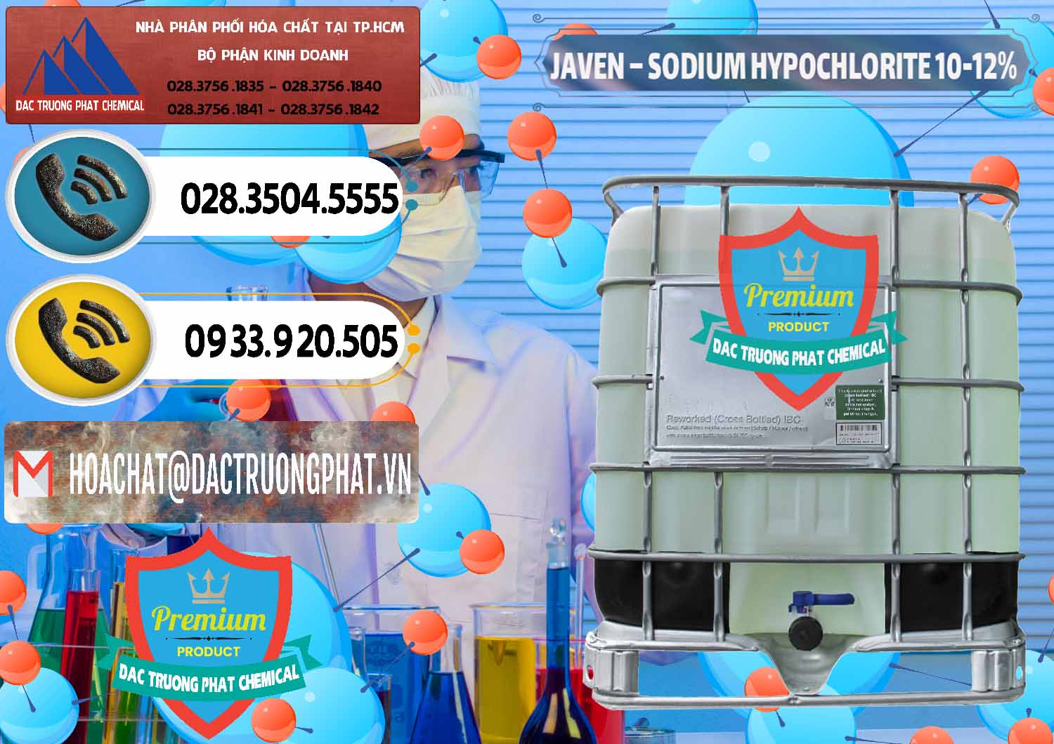 Cty cung cấp - phân phối Javen - Sodium Hypochlorite 10-12% Việt Nam - 0188 - Nơi chuyên kinh doanh và cung cấp hóa chất tại TP.HCM - hoachatdetnhuom.vn