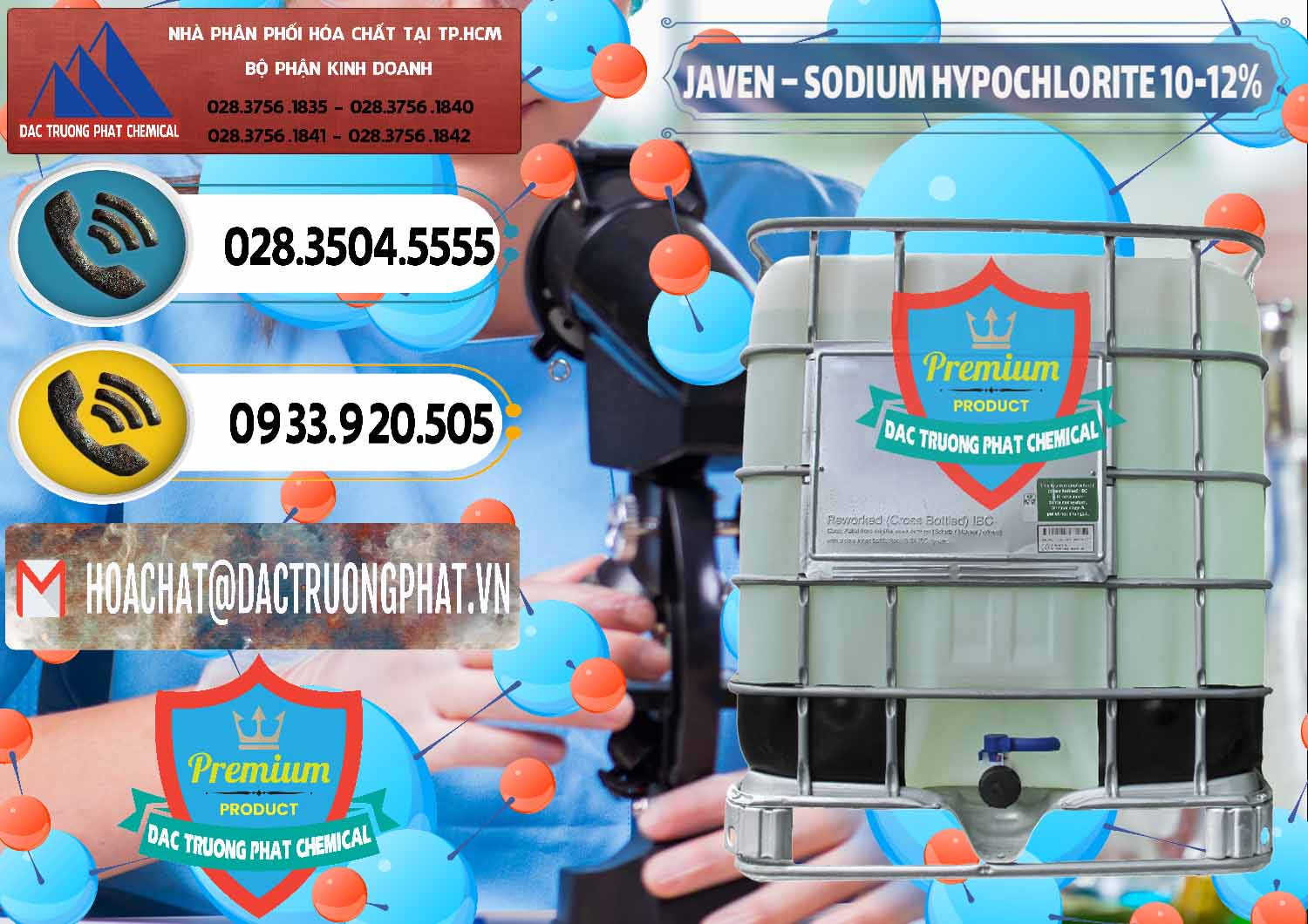 Nơi chuyên bán & phân phối Javen - Sodium Hypochlorite 10-12% Việt Nam - 0188 - Nhà cung cấp ( bán ) hóa chất tại TP.HCM - hoachatdetnhuom.vn