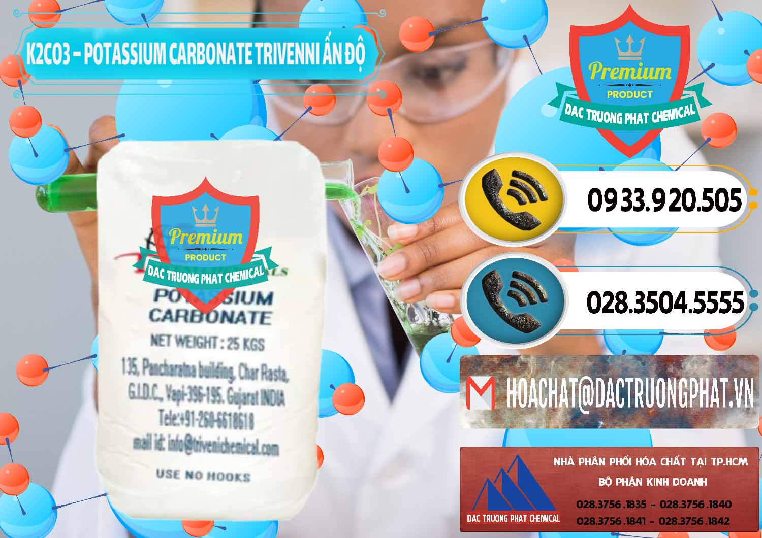 Công ty chuyên bán _ cung ứng K2Co3 – Potassium Carbonate Trivenni Ấn Độ India - 0473 - Cung cấp ( kinh doanh ) hóa chất tại TP.HCM - hoachatdetnhuom.vn