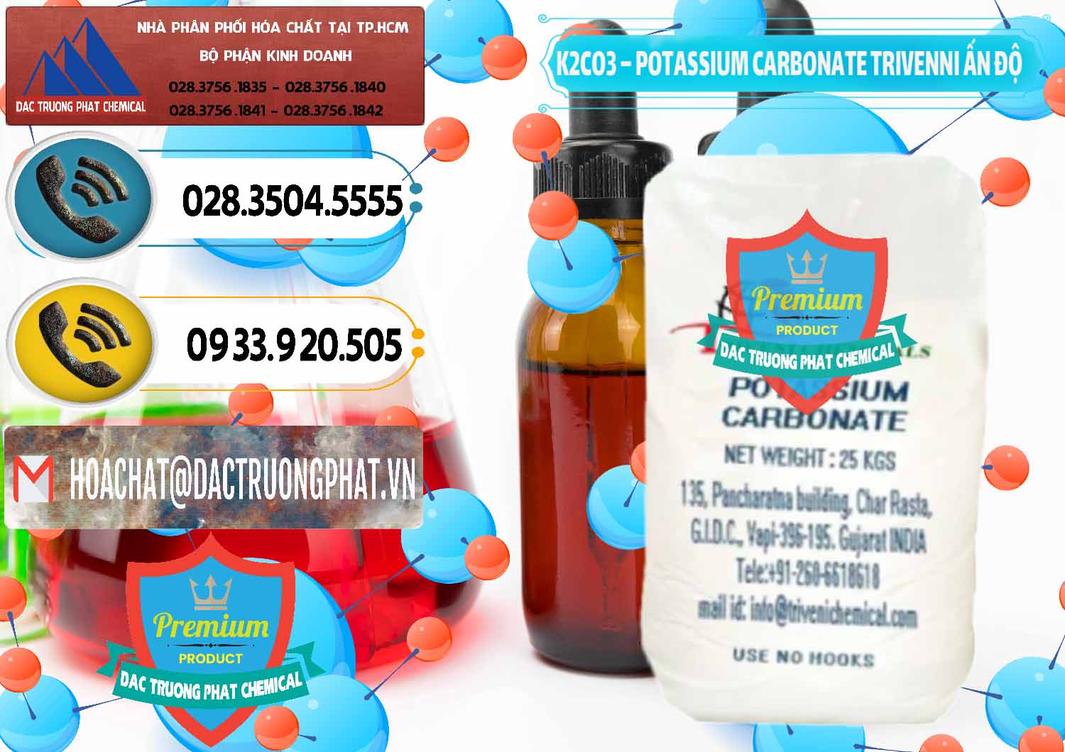 Cty cung cấp & bán K2Co3 – Potassium Carbonate Trivenni Ấn Độ India - 0473 - Công ty chuyên kinh doanh ( phân phối ) hóa chất tại TP.HCM - hoachatdetnhuom.vn