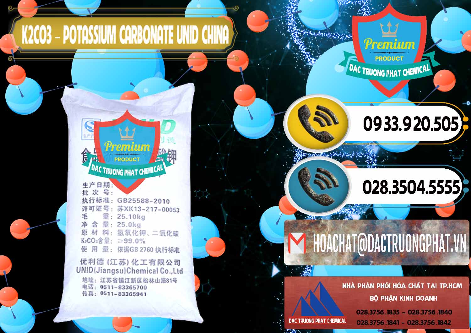 Công ty chuyên cung ứng và bán K2Co3 – Potassium Carbonate UNID Trung Quốc China - 0475 - Chuyên cung cấp - phân phối hóa chất tại TP.HCM - hoachatdetnhuom.vn