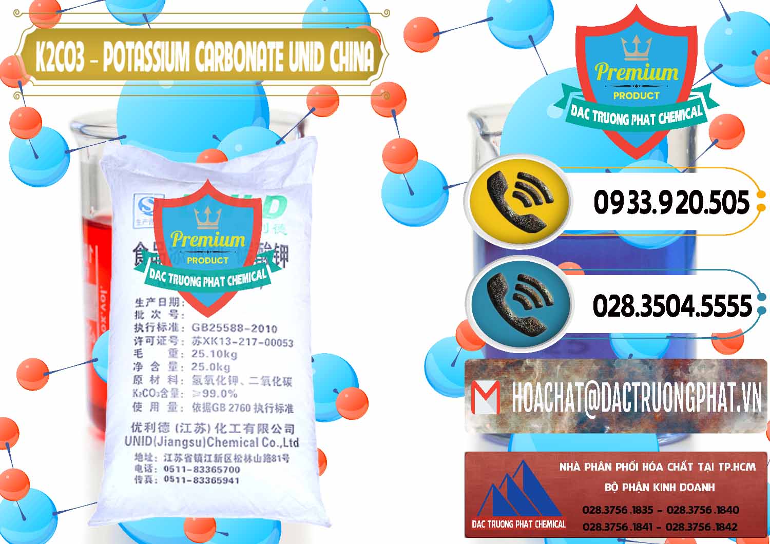 Cty cung ứng ( bán ) K2Co3 – Potassium Carbonate UNID Trung Quốc China - 0475 - Công ty phân phối - cung cấp hóa chất tại TP.HCM - hoachatdetnhuom.vn