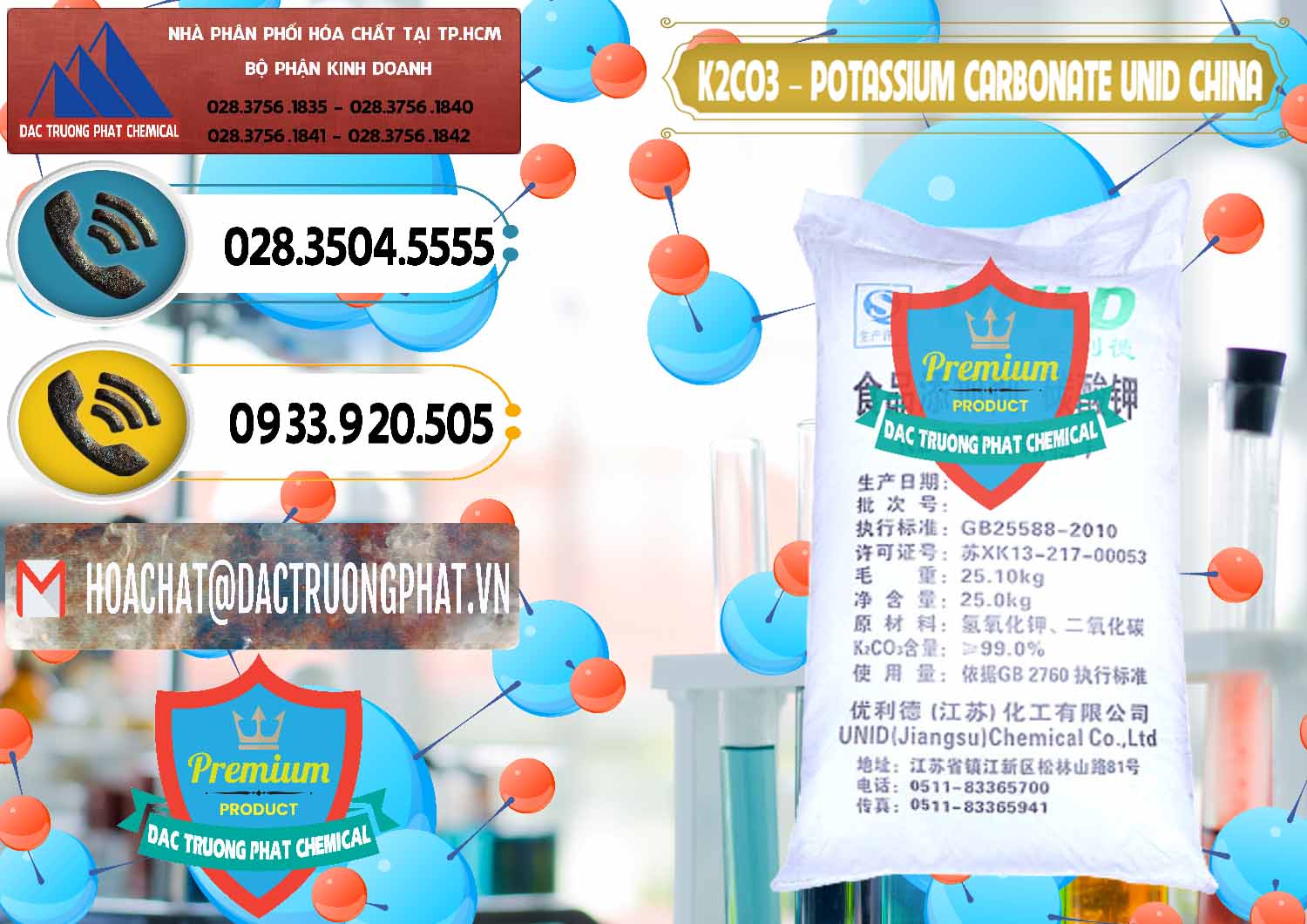 Chuyên cung cấp ( bán ) K2Co3 – Potassium Carbonate UNID Trung Quốc China - 0475 - Đơn vị cung cấp & nhập khẩu hóa chất tại TP.HCM - hoachatdetnhuom.vn