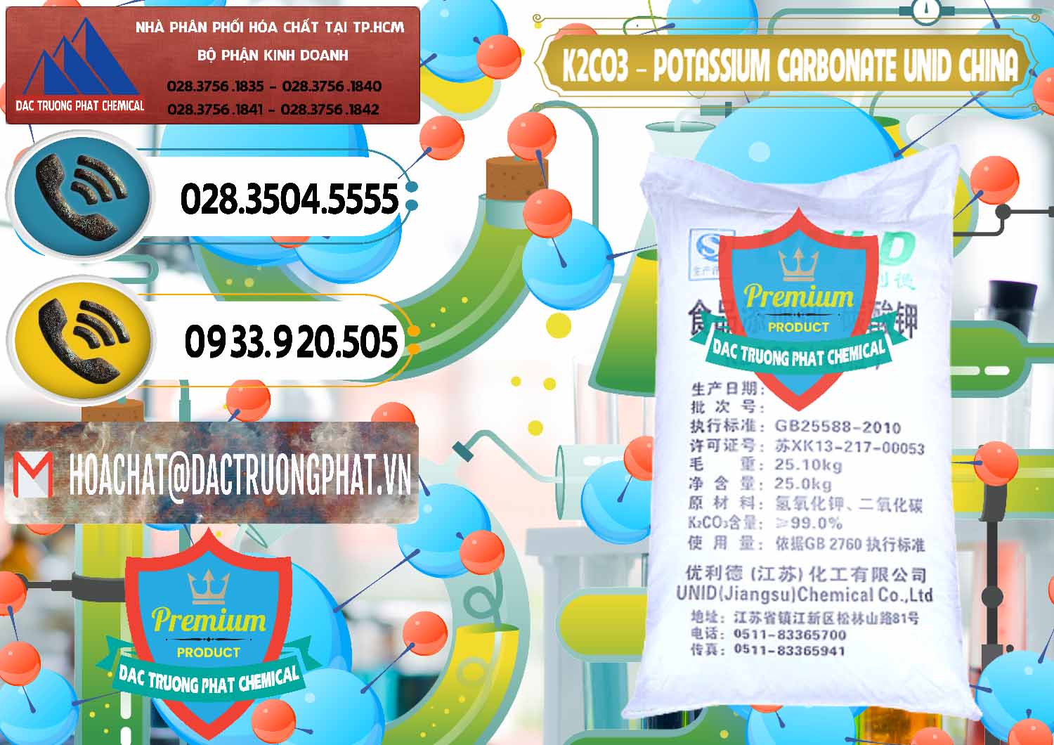 Đơn vị kinh doanh - bán K2Co3 – Potassium Carbonate UNID Trung Quốc China - 0475 - Công ty cung cấp _ bán hóa chất tại TP.HCM - hoachatdetnhuom.vn