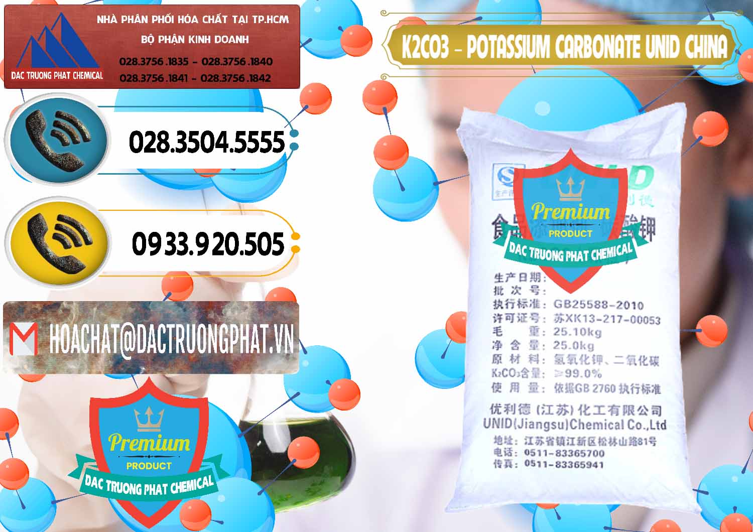 Đơn vị chuyên bán ( cung ứng ) K2Co3 – Potassium Carbonate UNID Trung Quốc China - 0475 - Nơi phân phối và cung ứng hóa chất tại TP.HCM - hoachatdetnhuom.vn