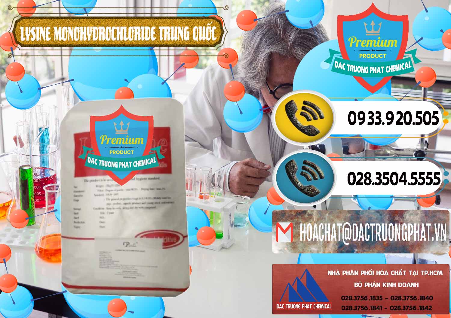 Cty bán - cung ứng L-Lysine Monohydrochloride Feed Grade Trung Quốc China - 0454 - Công ty chuyên phân phối _ cung ứng hóa chất tại TP.HCM - hoachatdetnhuom.vn