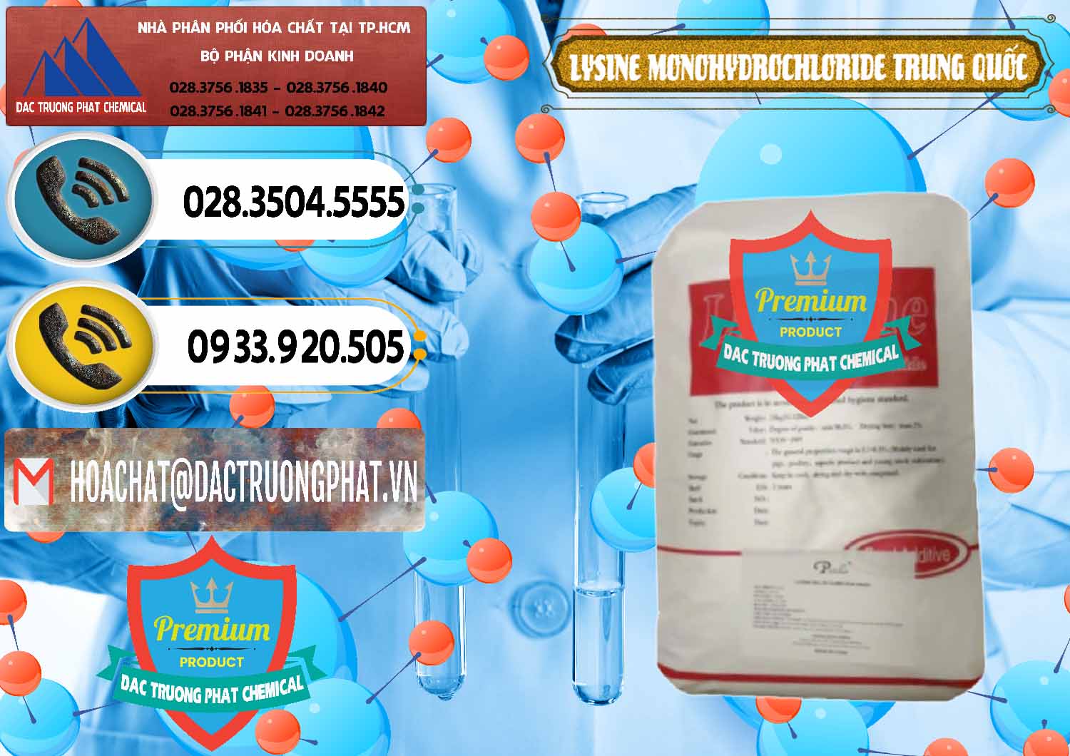 Công ty cung ứng và bán L-Lysine Monohydrochloride Feed Grade Trung Quốc China - 0454 - Đơn vị cung cấp - nhập khẩu hóa chất tại TP.HCM - hoachatdetnhuom.vn