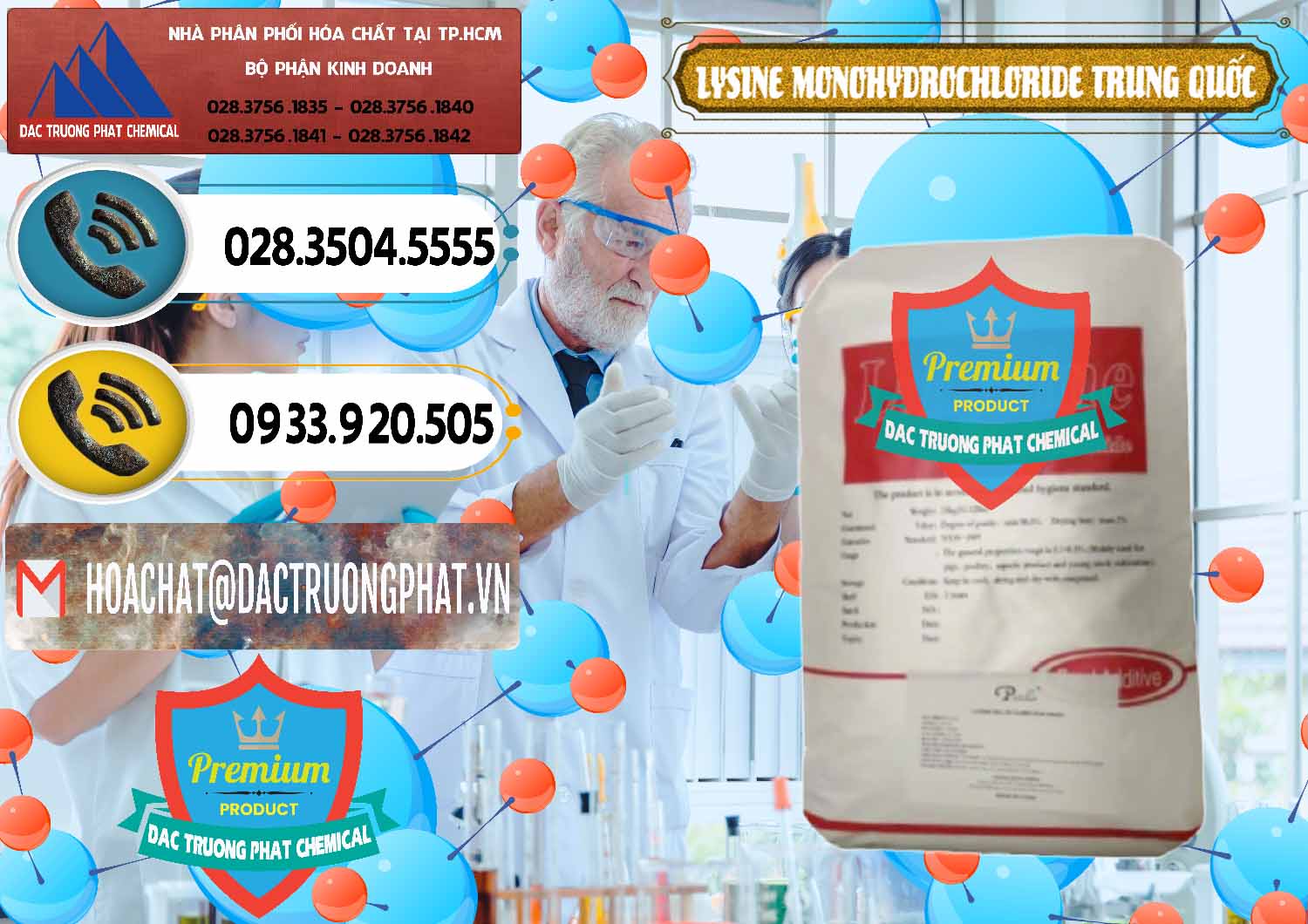 Cung cấp ( bán ) L-Lysine Monohydrochloride Feed Grade Trung Quốc China - 0454 - Nhà cung cấp _ bán hóa chất tại TP.HCM - hoachatdetnhuom.vn