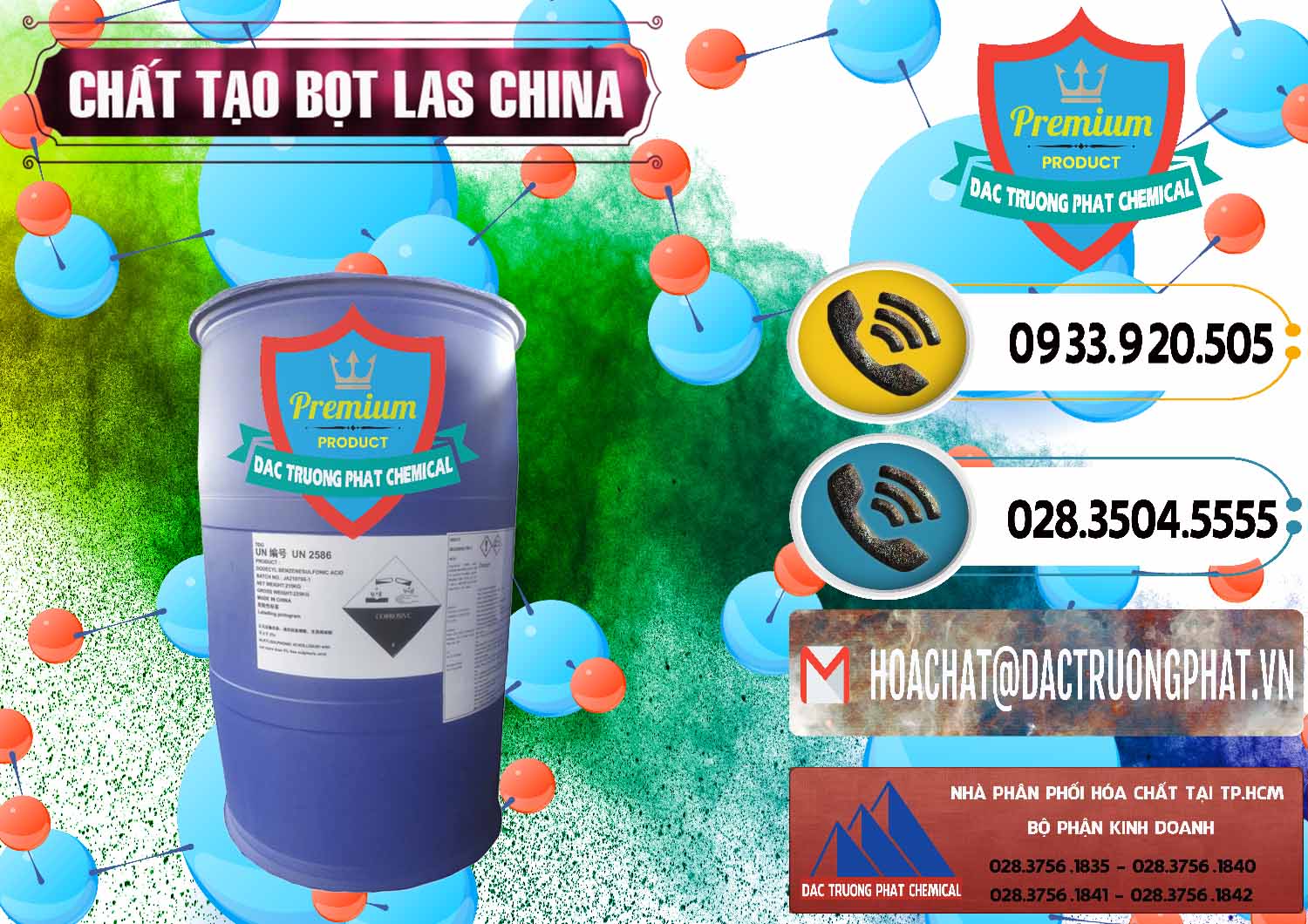 Nhập khẩu và bán Chất tạo bọt Las Trung Quốc China - 0451 - Công ty chuyên bán _ cung cấp hóa chất tại TP.HCM - hoachatdetnhuom.vn