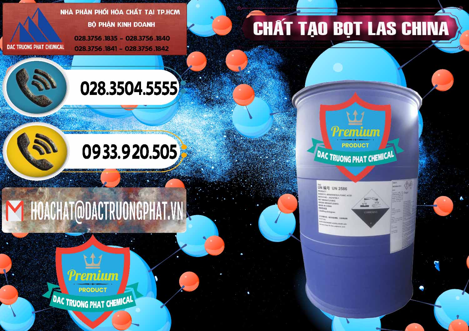 Đơn vị bán ( cung ứng ) Chất tạo bọt Las Trung Quốc China - 0451 - Chuyên cung cấp ( bán ) hóa chất tại TP.HCM - hoachatdetnhuom.vn