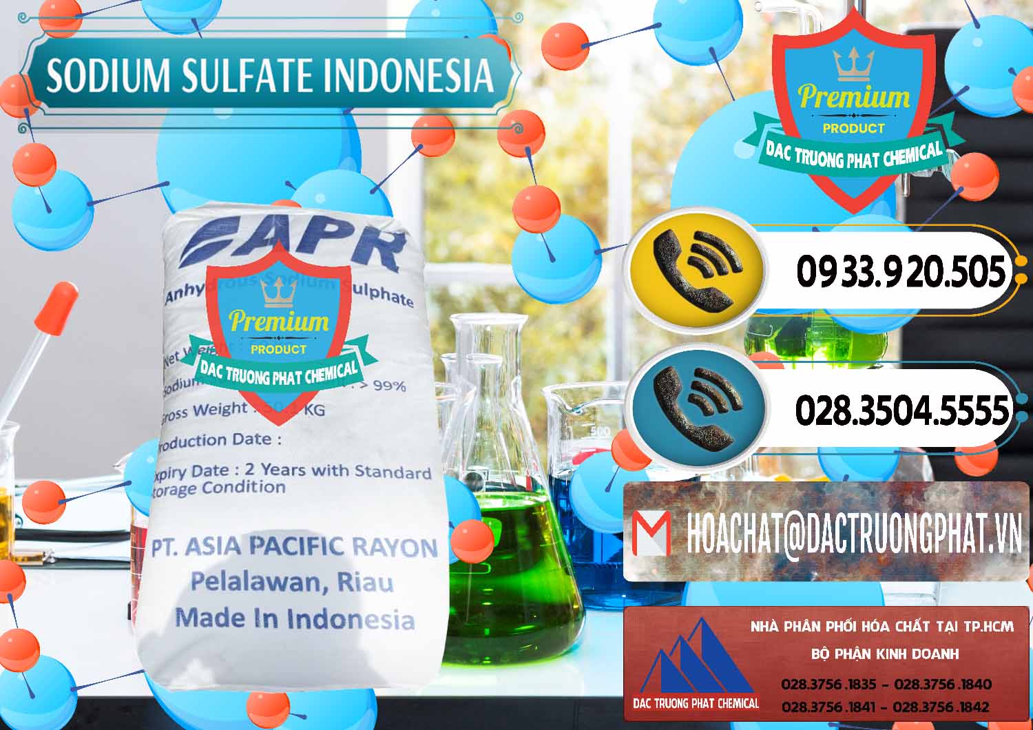 Chuyên cung cấp & bán Sodium Sulphate - Muối Sunfat Na2SO4 APR Indonesia - 0460 - Cty chuyên cung cấp _ nhập khẩu hóa chất tại TP.HCM - hoachatdetnhuom.vn