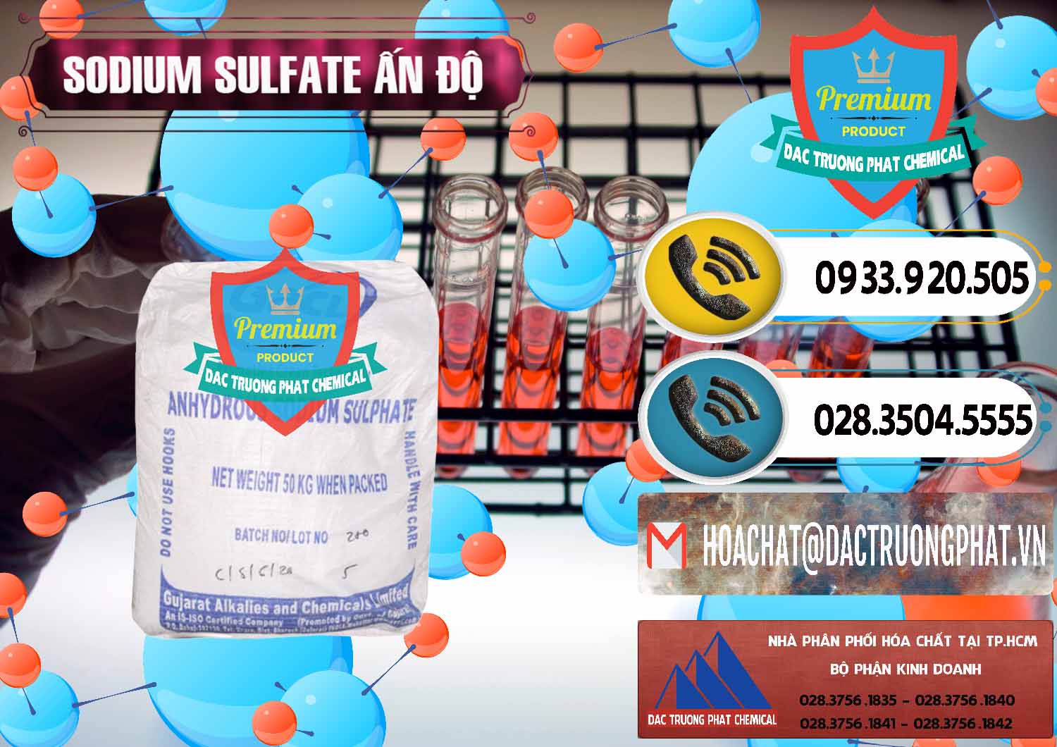 Cung cấp ( bán ) Sodium Sulphate - Muối Sunfat Na2SO4 GACL Ấn Độ India - 0461 - Công ty chuyên kinh doanh & phân phối hóa chất tại TP.HCM - hoachatdetnhuom.vn