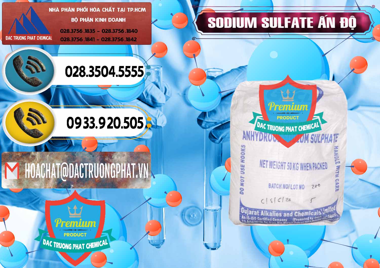 Đơn vị chuyên bán - phân phối Sodium Sulphate - Muối Sunfat Na2SO4 GACL Ấn Độ India - 0461 - Nơi chuyên phân phối ( nhập khẩu ) hóa chất tại TP.HCM - hoachatdetnhuom.vn